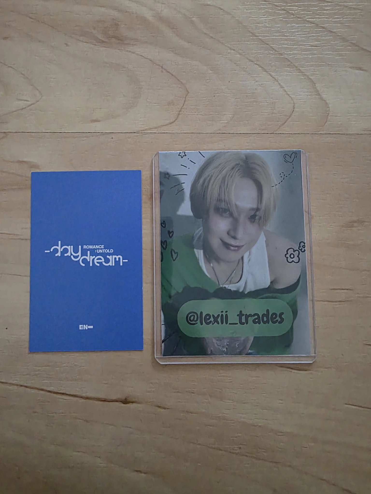 ENHYPEN Jungwon ENHYPEN - Jungwon - ROMANCE: UNTOLD-DAYDREAM- Album weverse album version album photocard weverse photocard set listing photo 2