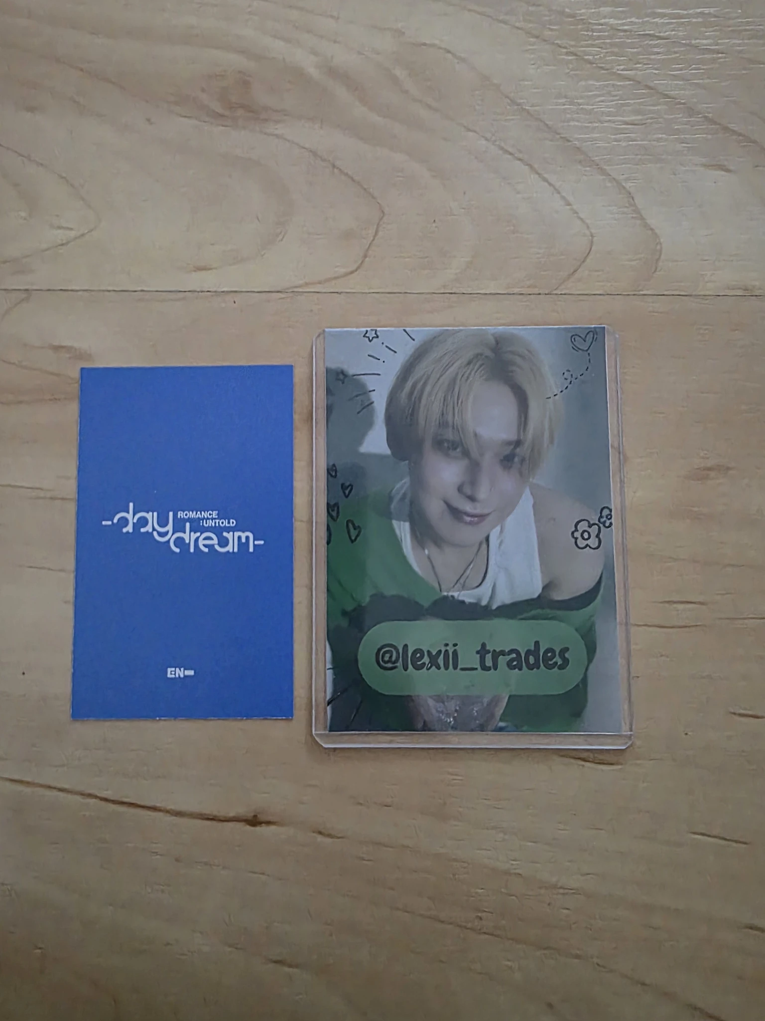 ENHYPEN Jungwon ENHYPEN - Jungwon - ROMANCE: UNTOLD-DAYDREAM- Album weverse album version album photocard weverse photocard set listing photo 2