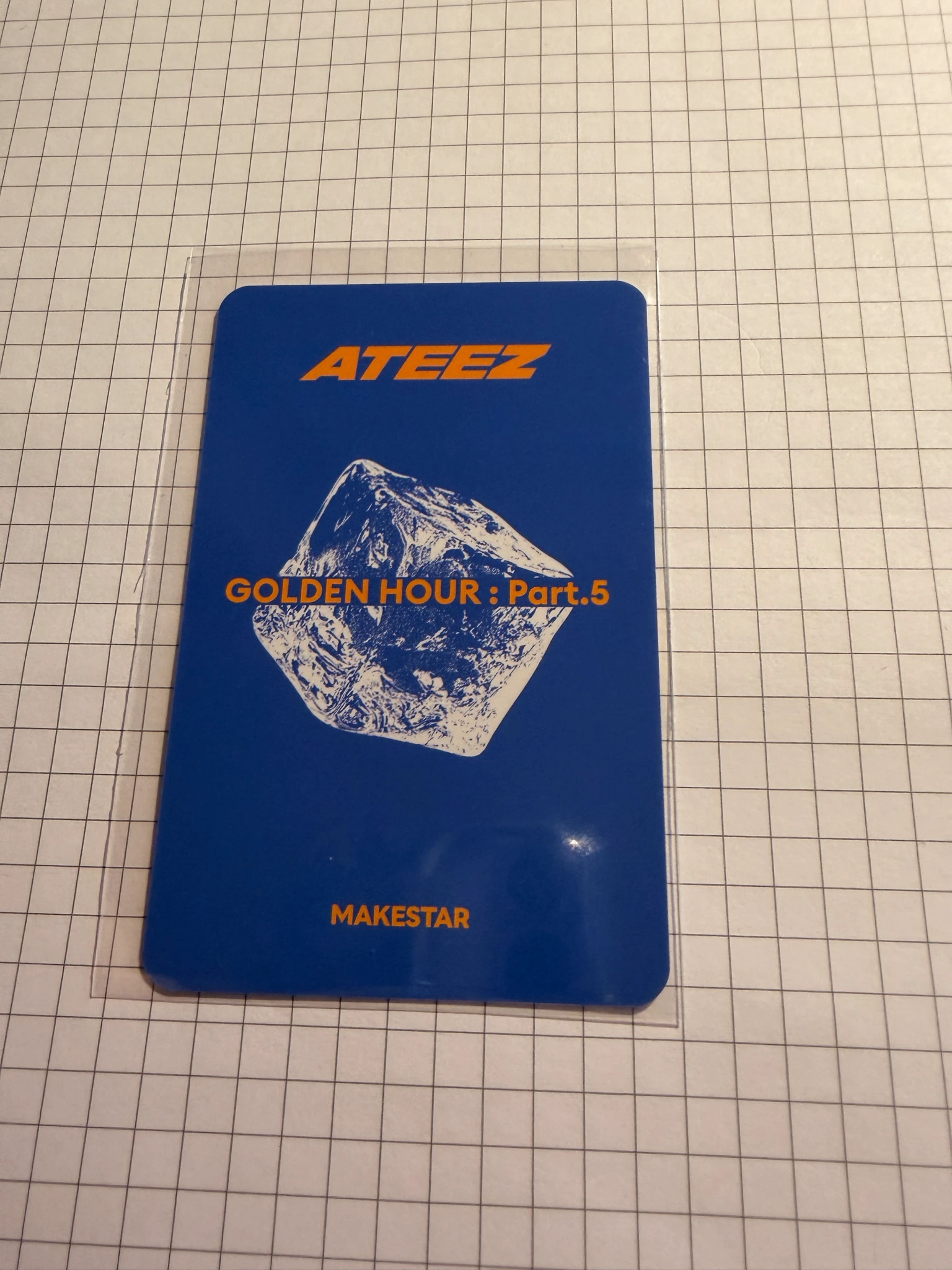 ATEEZ Hongjoong ATEEZ - Hongjoong - GOLDEN HOUR : Part.5 Album pob (pre-order benefit) makestar listing photo 2