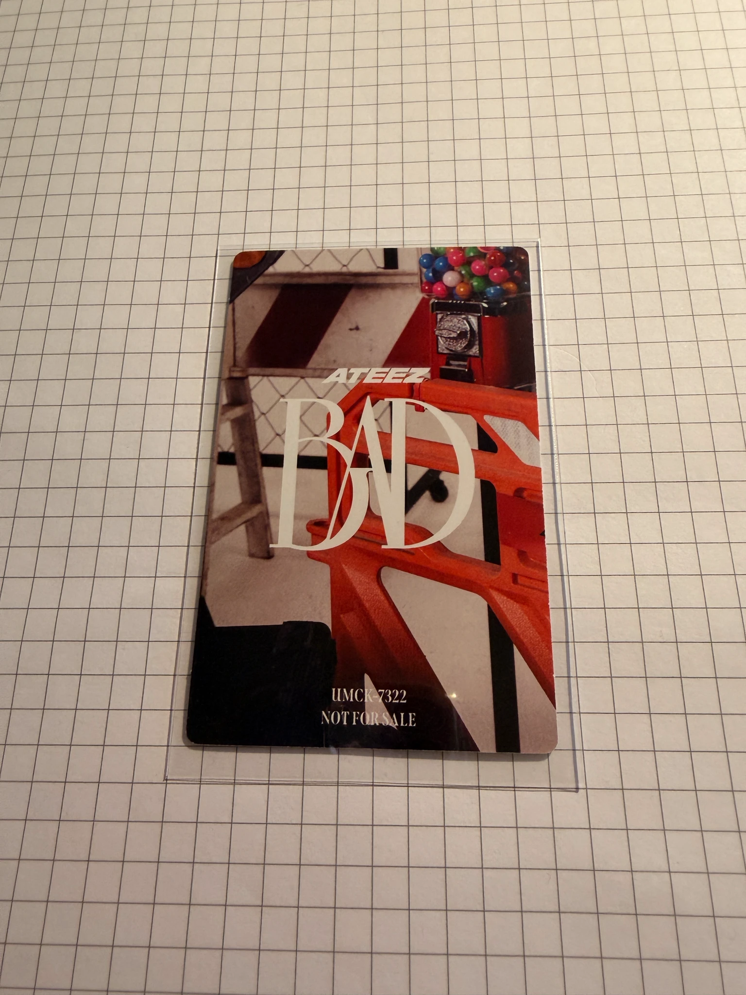 ATEEZ Hongjoong ATEEZ - Hongjoong - BAD Album album photocard flash price version japanese album listing photo 2