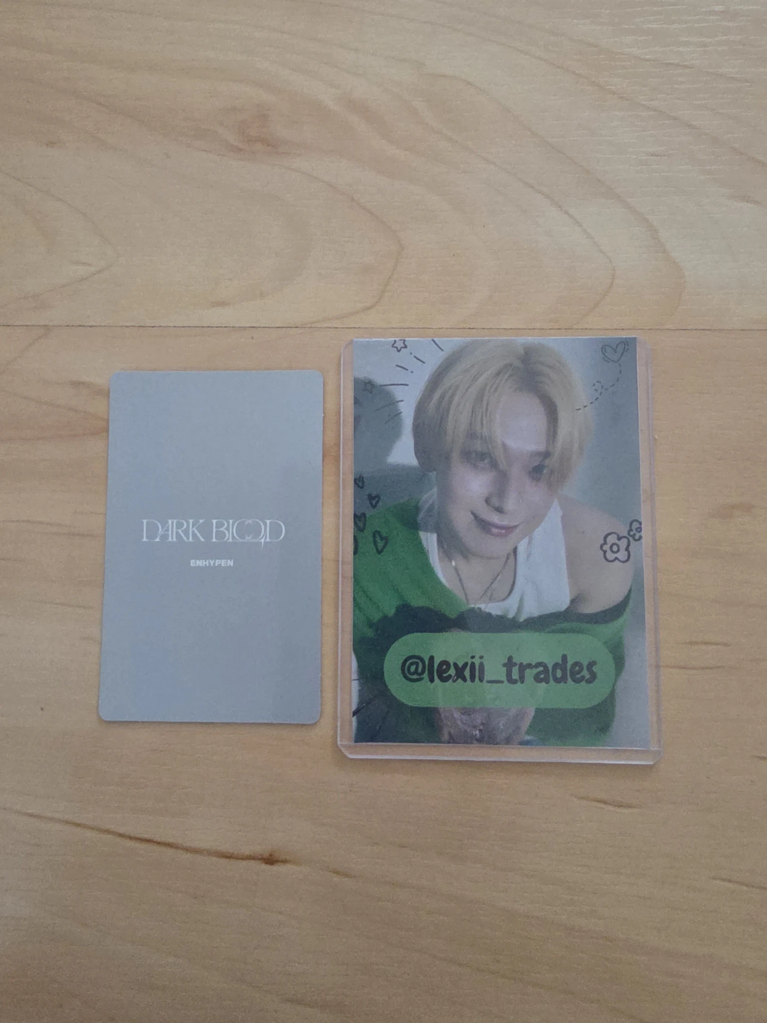 ENHYPEN Evan (Heeseung) ENHYPEN - Heeseung - DARK BLOOD Album album photocard engene version listing photo 2