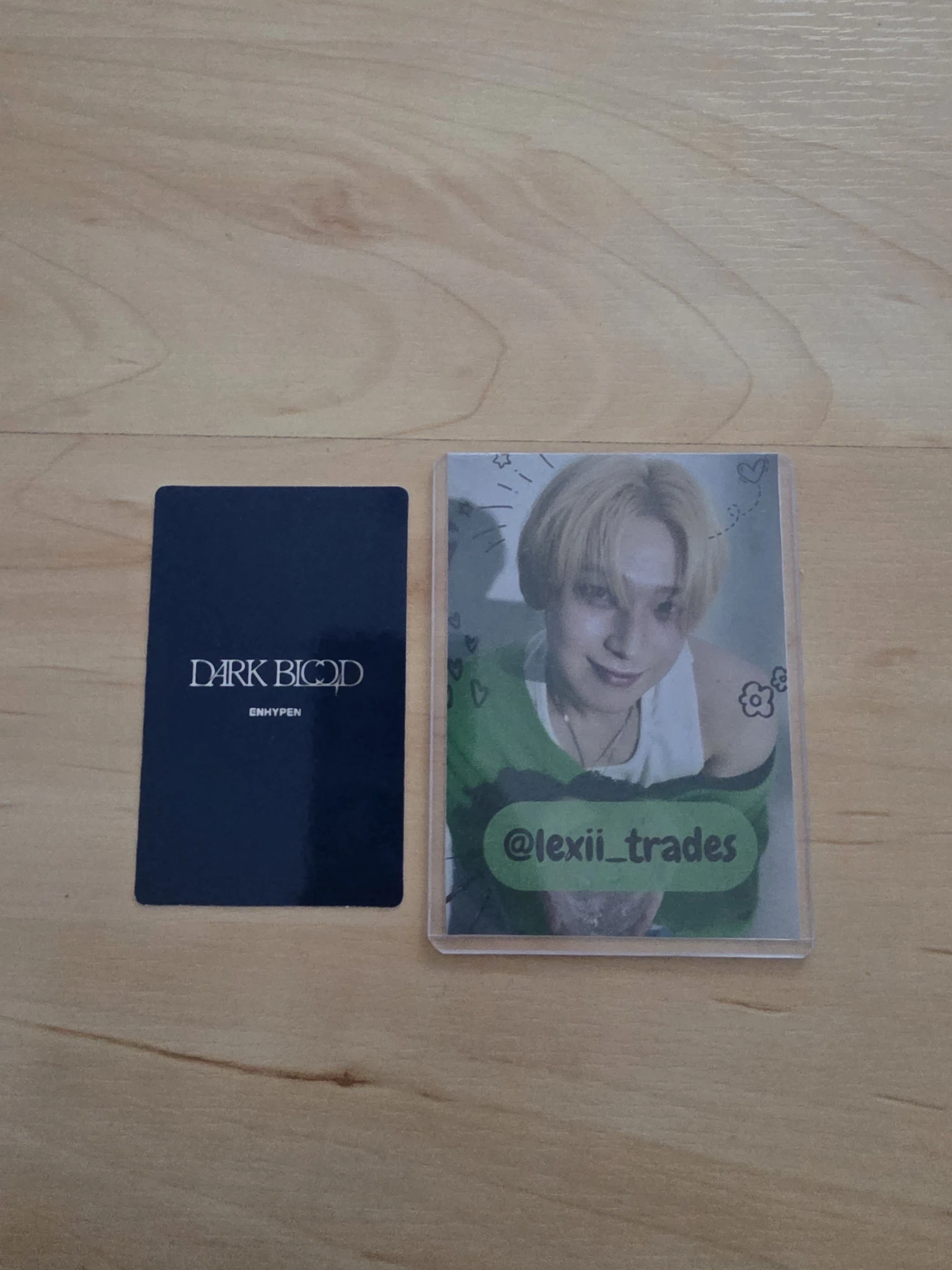 ENHYPEN Evan (Heeseung) ENHYPEN - Heeseung - DARK BLOOD Album album photocard korean album full version listing photo 2