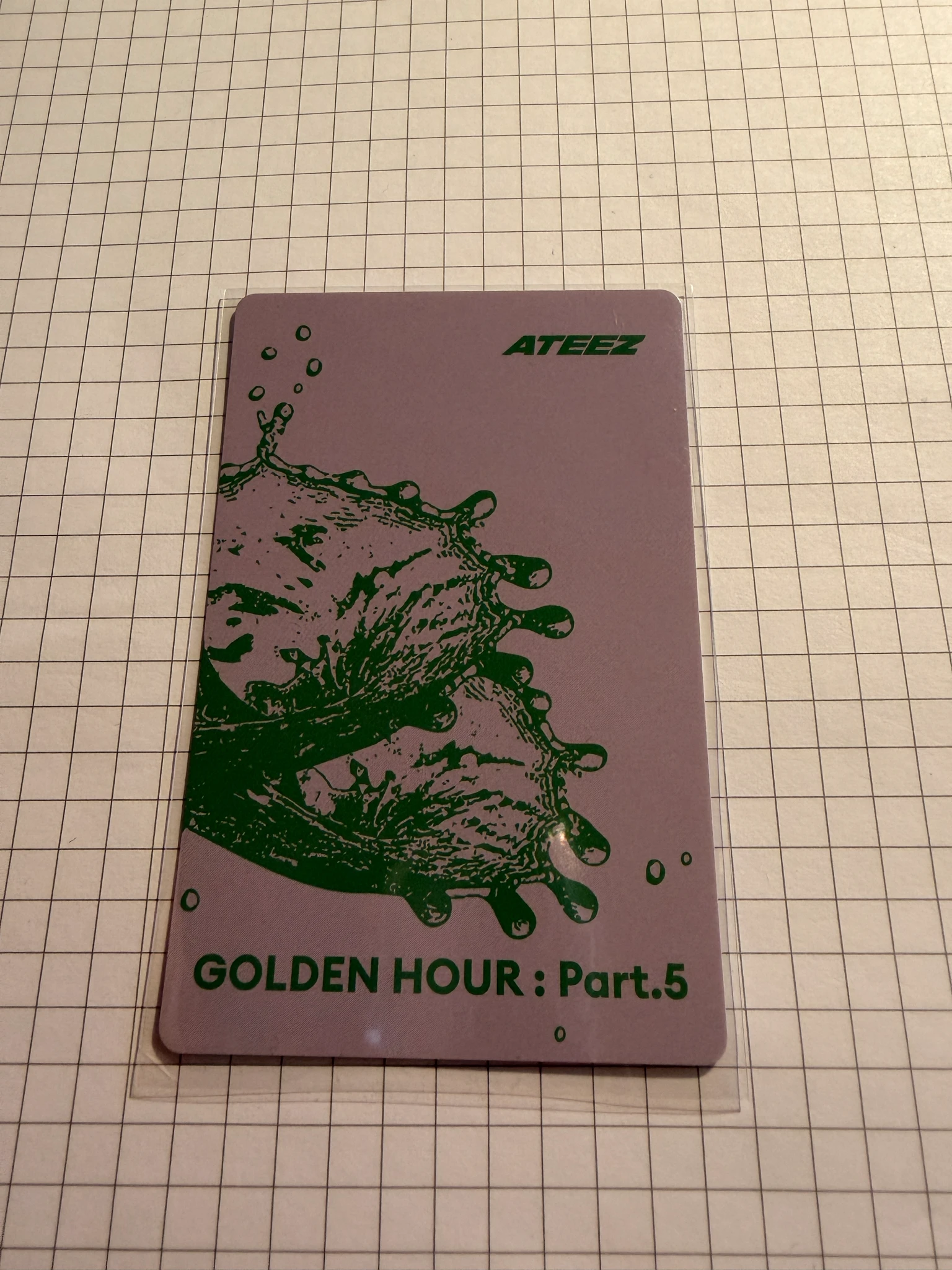 ATEEZ Hongjoong ATEEZ - Hongjoong - GOLDEN HOUR : Part.5 Album album photocard poca album diary version listing photo 2