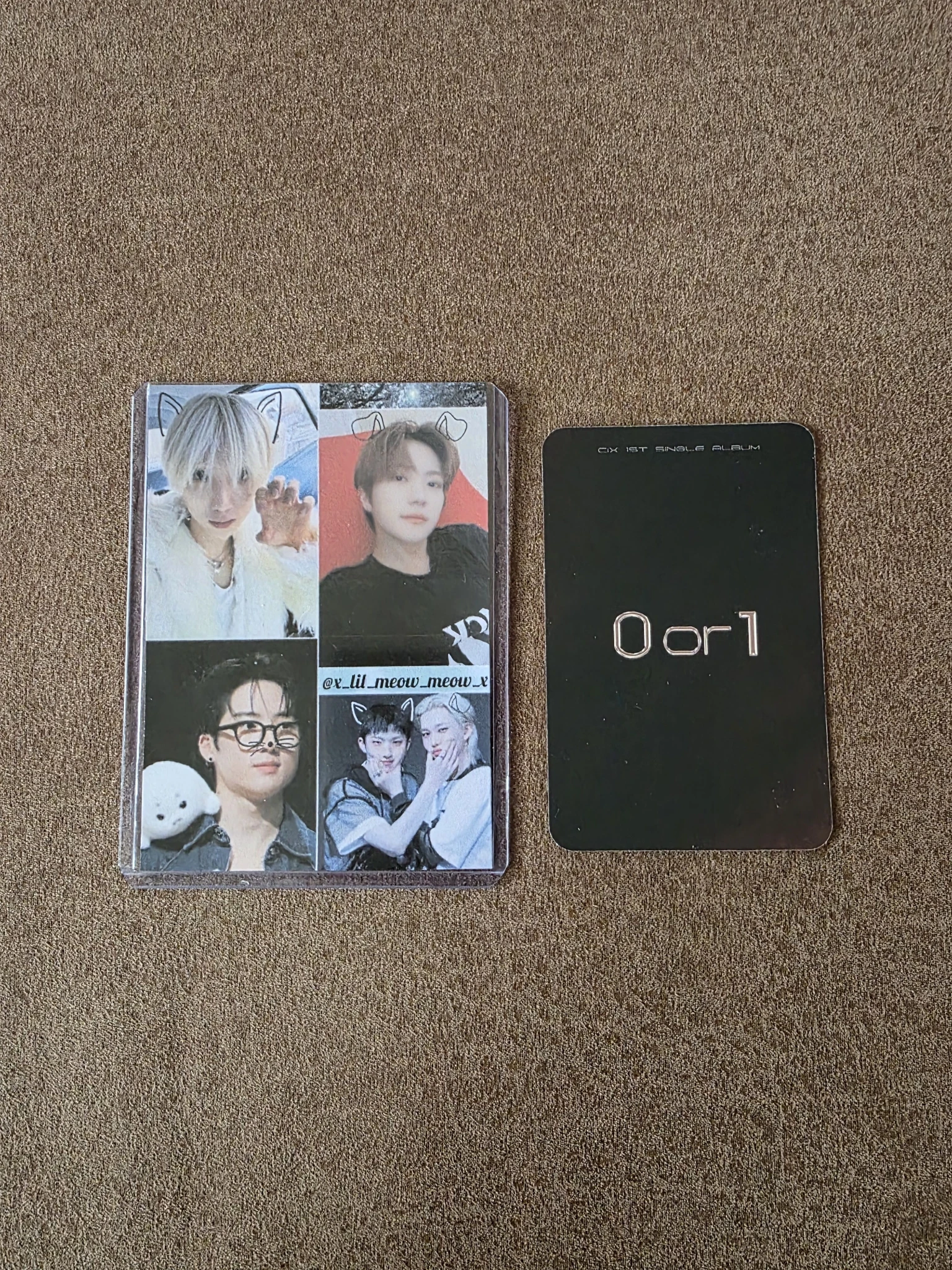 CIX Hyunsuk CIX - Hyunsuk - 0 or 1 Album album photocard android version listing photo 2