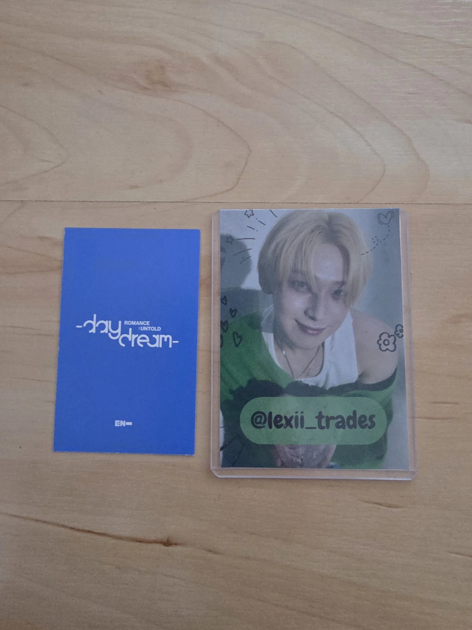 ENHYPEN Evan (Heeseung) ENHYPEN - Heeseung - ROMANCE: UNTOLD-DAYDREAM- Album weverse album version album photocard photocard set weverse horizontal polaroid listing photo 2