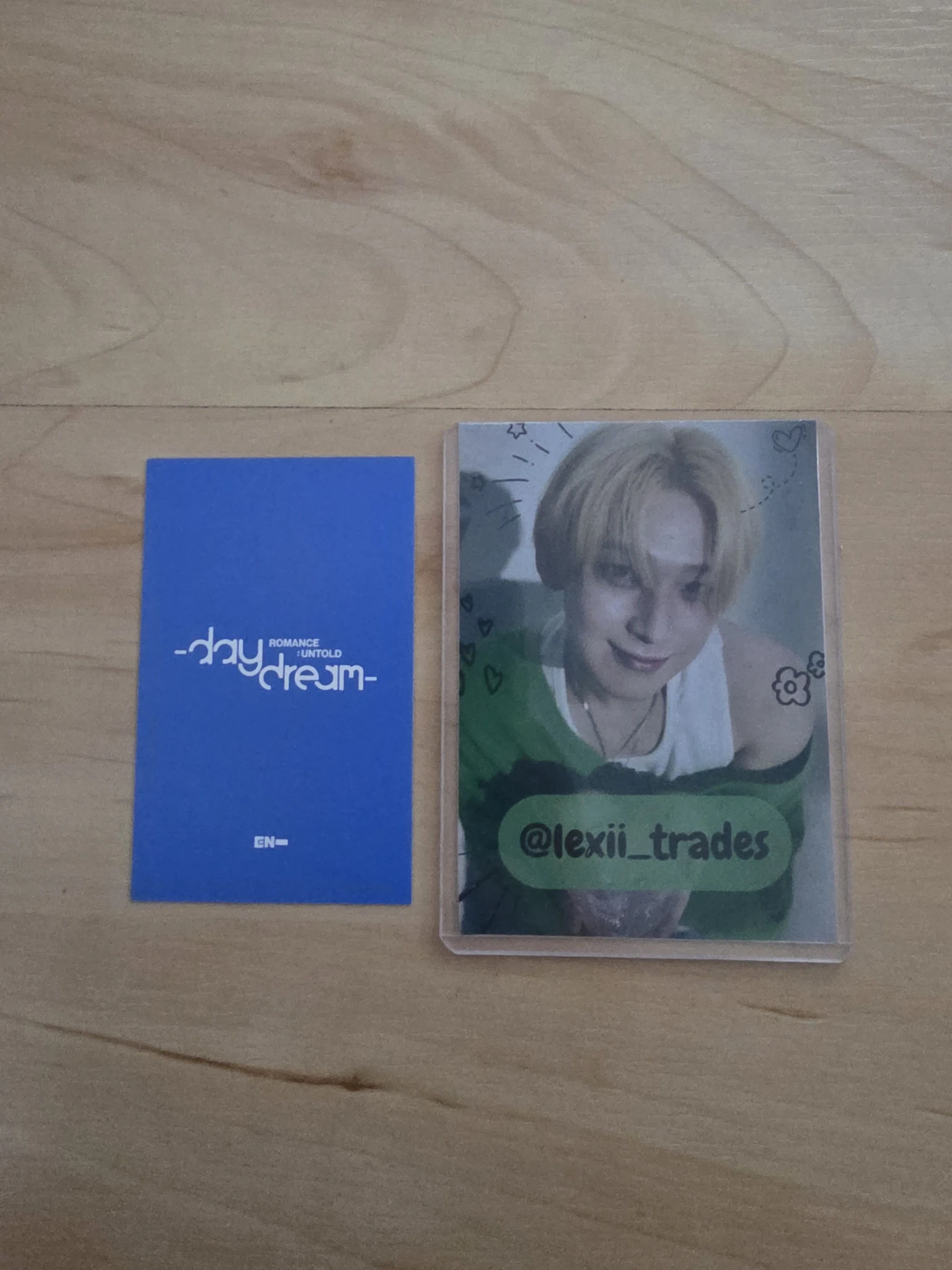 ENHYPEN Evan (Heeseung) ENHYPEN - Heeseung - ROMANCE: UNTOLD-DAYDREAM- Album weverse album version album photocard photocard set weverse horizontal polaroid listing photo 2
