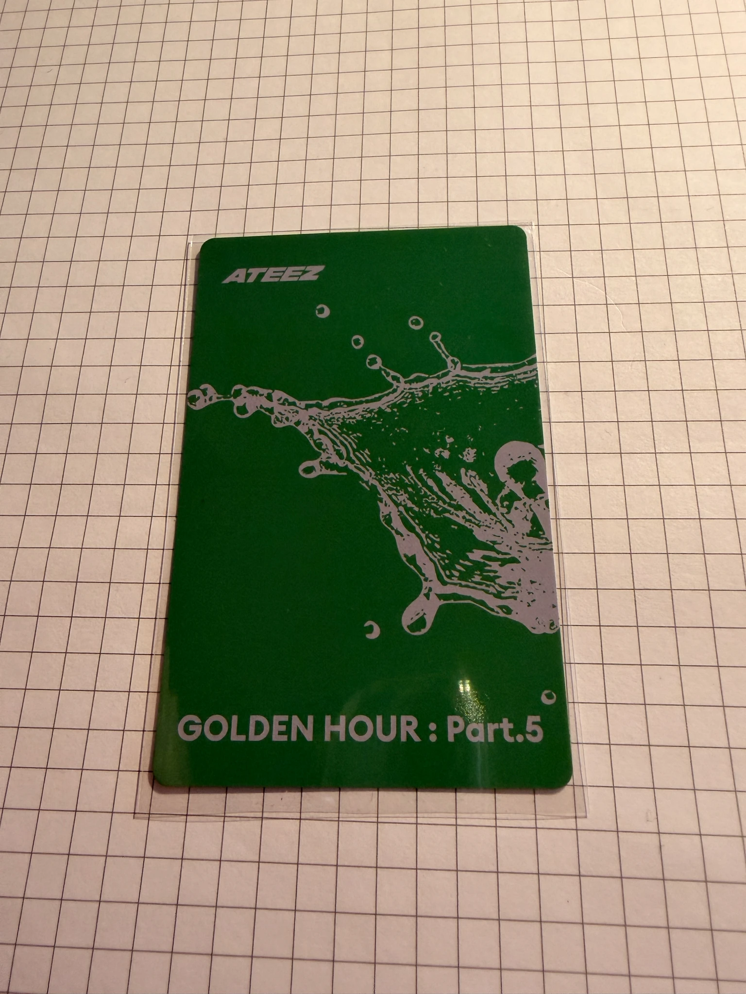 ATEEZ Hongjoong ATEEZ - Hongjoong - GOLDEN HOUR : Part.5 Album album photocard poca album Z version listing photo 2
