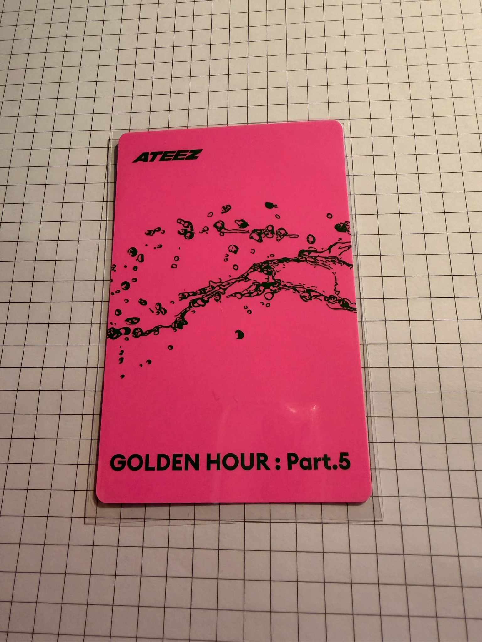 ATEEZ Hongjoong ATEEZ - Hongjoong - GOLDEN HOUR : Part.5 Album A version poca album album photocard listing photo 2