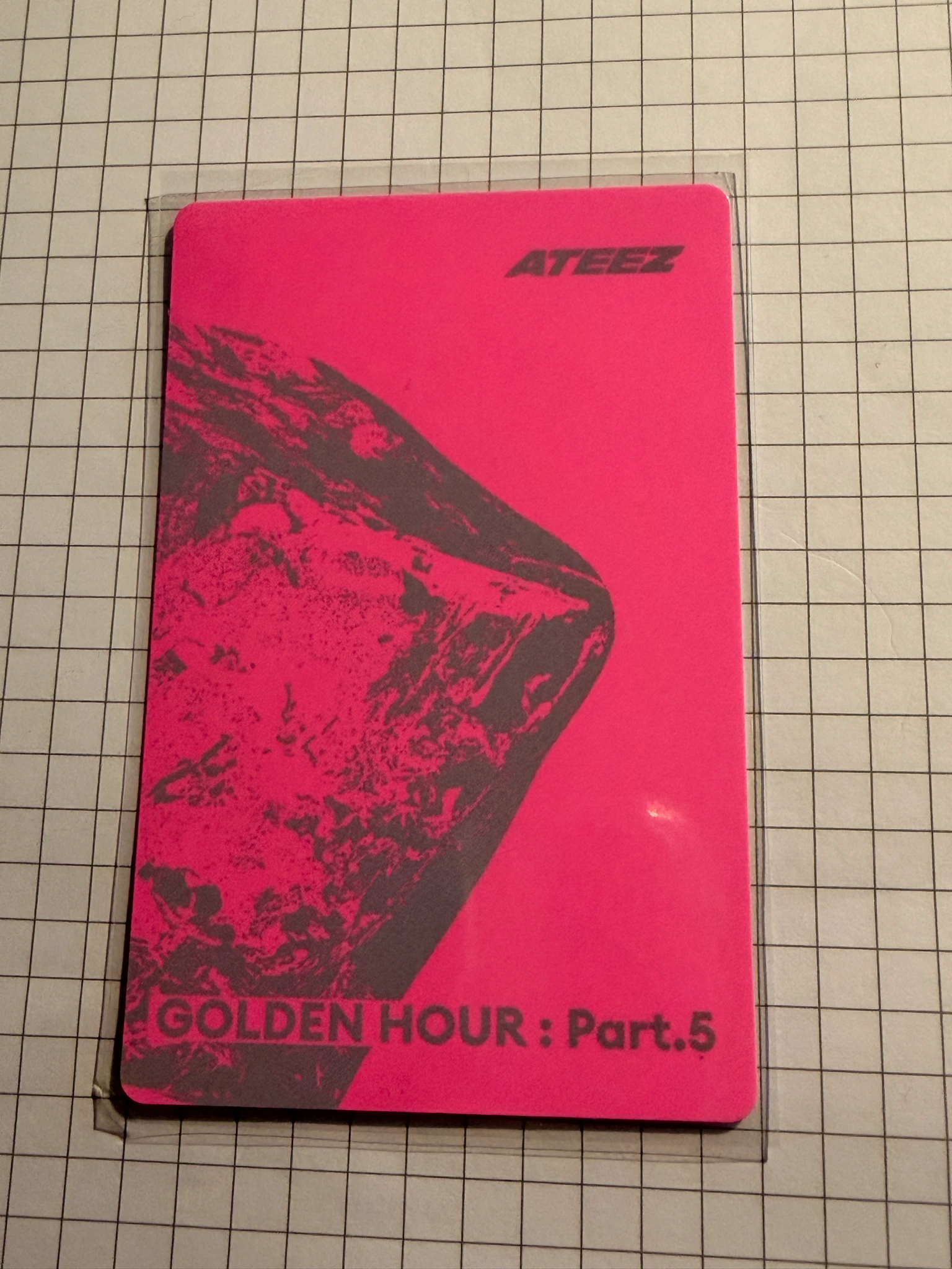 ATEEZ Hongjoong ATEEZ - Hongjoong - GOLDEN HOUR : Part.5 Album A version album photocard poca album listing photo 2