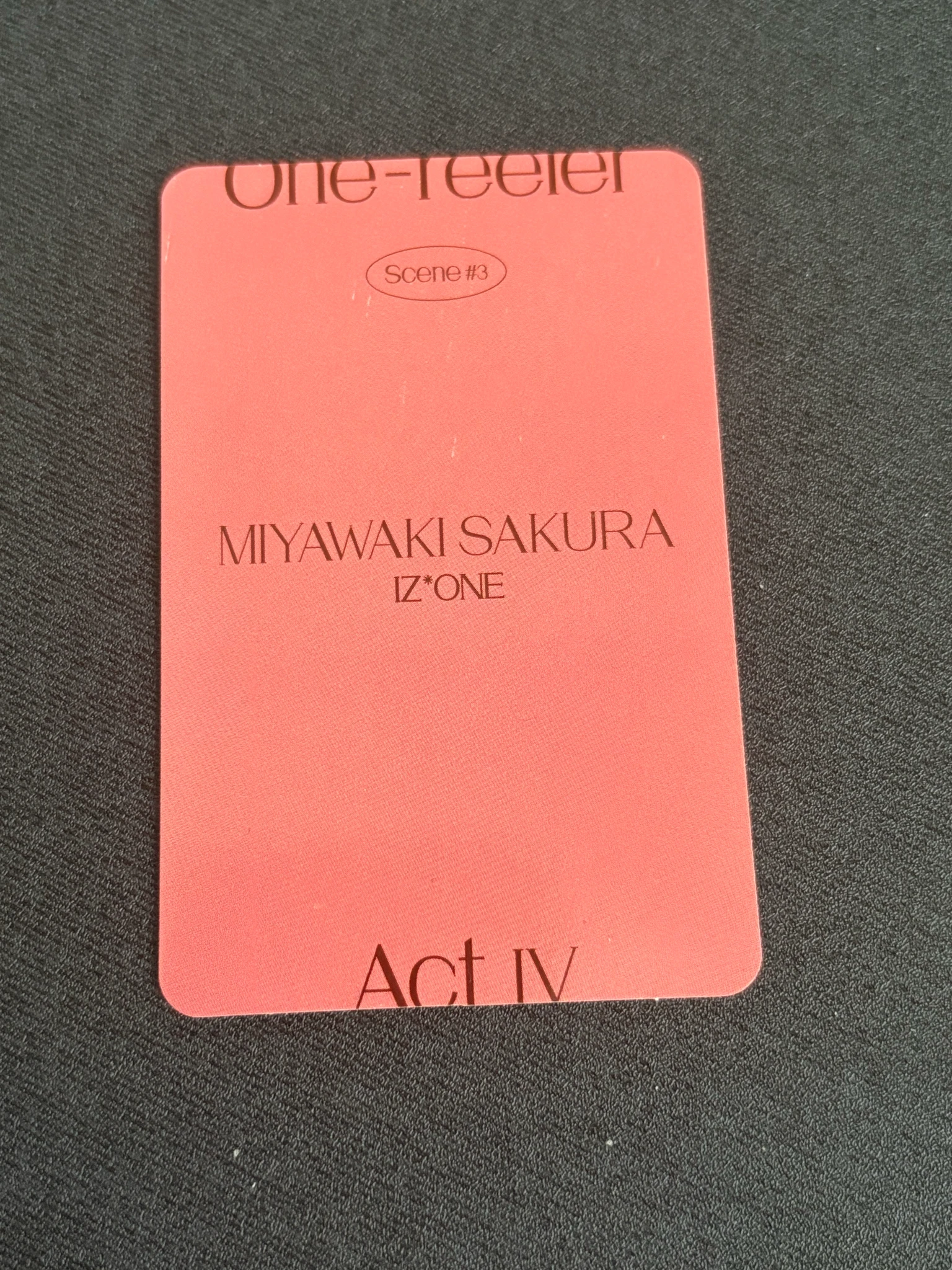 IZ*ONE Sakura IZ*ONE - Sakura - One-reeler / Act IV Album listing photo 2