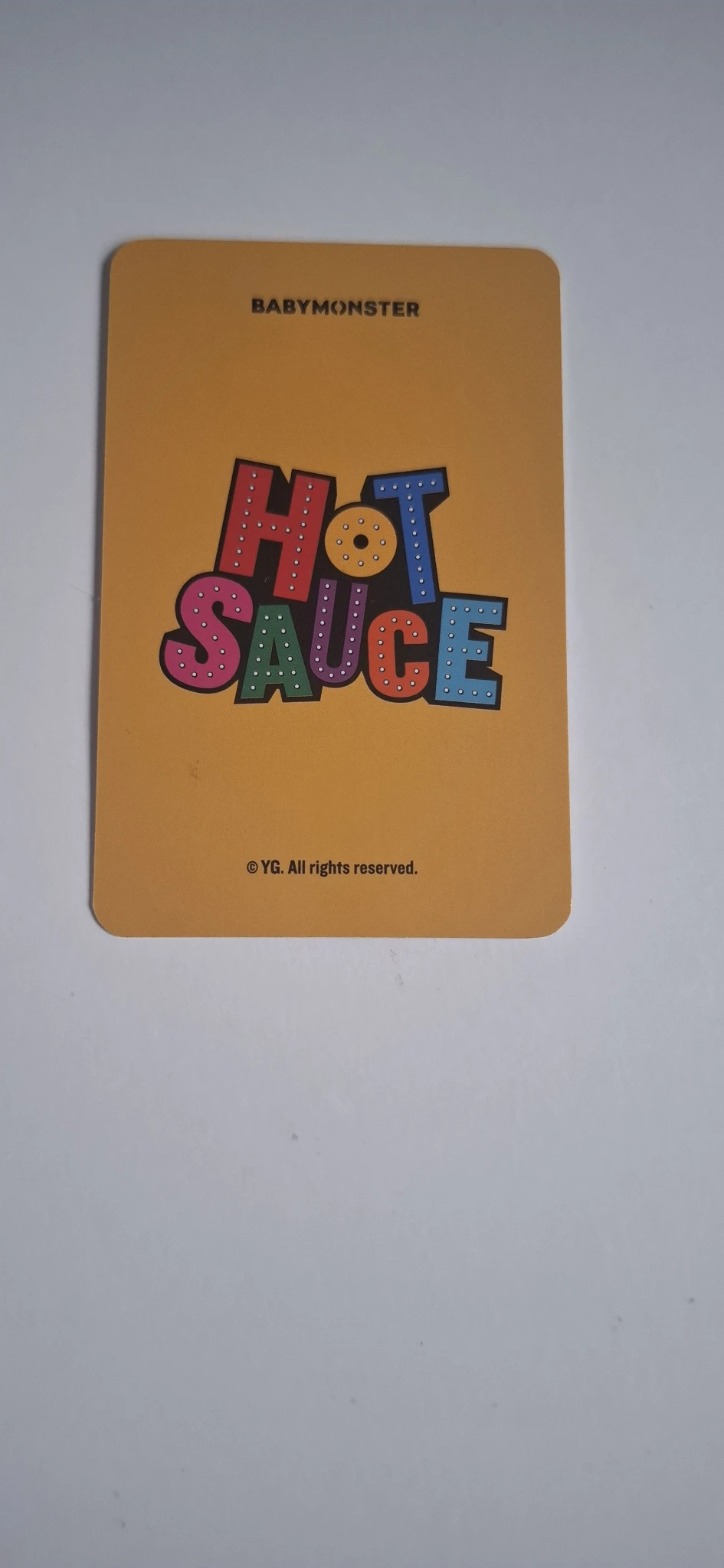BABYMONSTER Rora BABYMONSTER - Rora - HOT SAUCE Album trading card listing photo 2