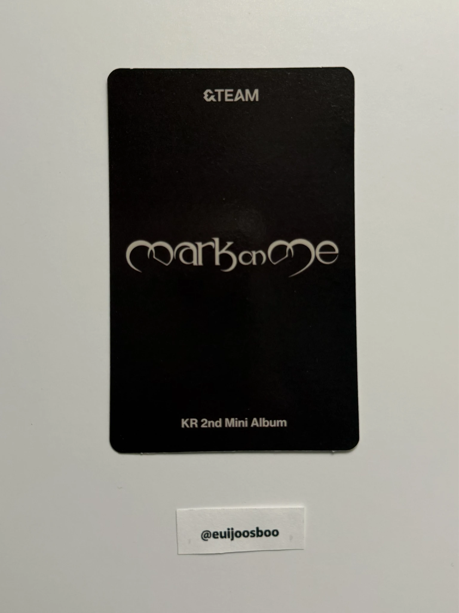 &TEAM EJ &TEAM - EJ - Mark on Me Album hello82 retail exclusive crave you version tame me version listing photo 2