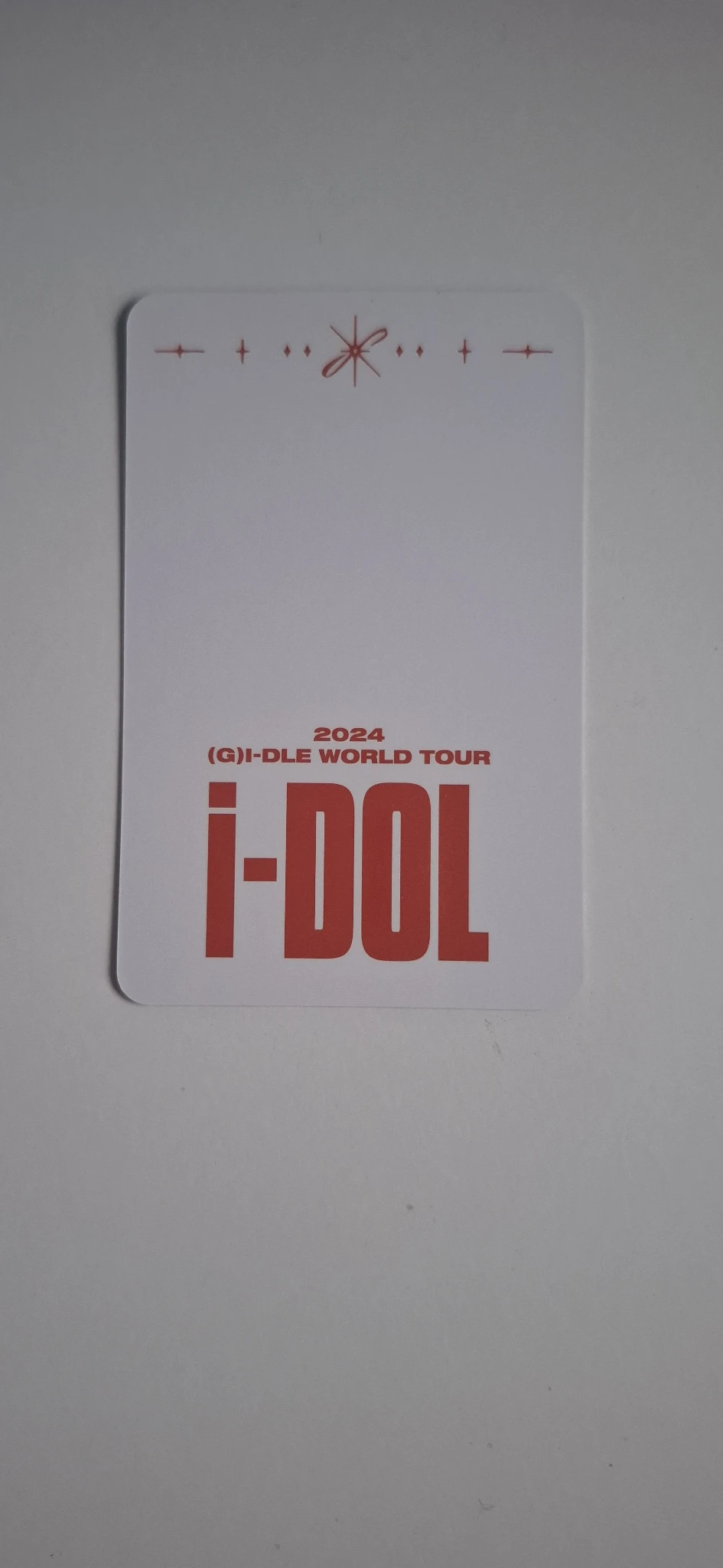 i-dle Minnie i-dle - Minnie - 2024 World Tour [i-DOL] Event tour merch photocard set listing photo 2