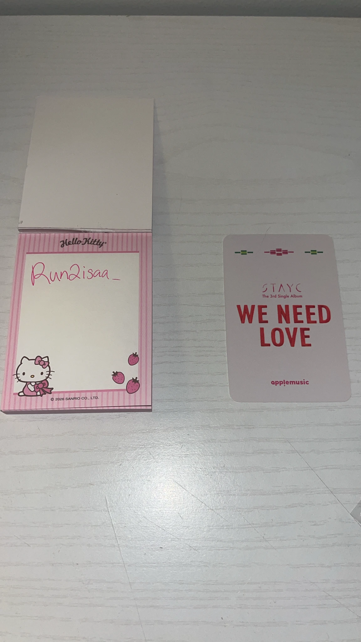 STAYC Isa STAYC - Isa - WE NEED LOVE Album apple music lucky draw listing photo 2