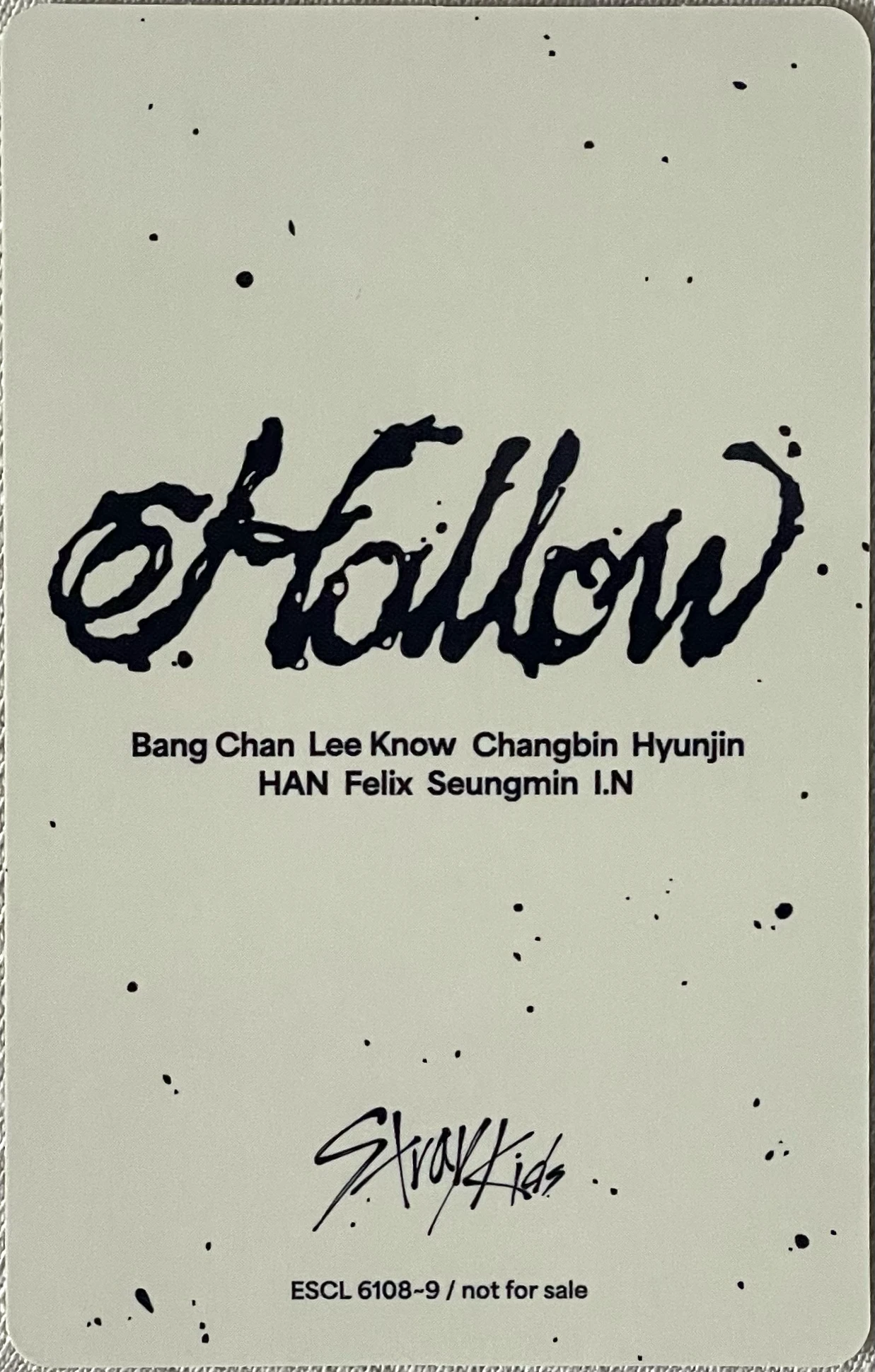 Stray Kids Lee Know Stray Kids - Lee Know - Hollow Album album photocard limited edition first press only listing photo 2