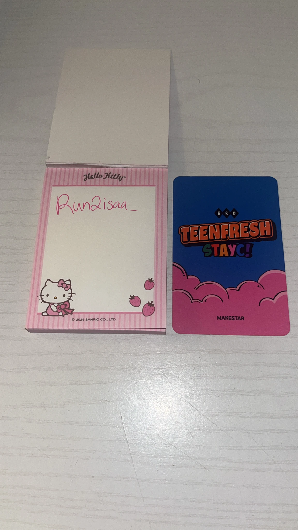 STAYC Isa STAYC - Isa - TEENFRESH Album makestar fansign round 2 listing photo 2