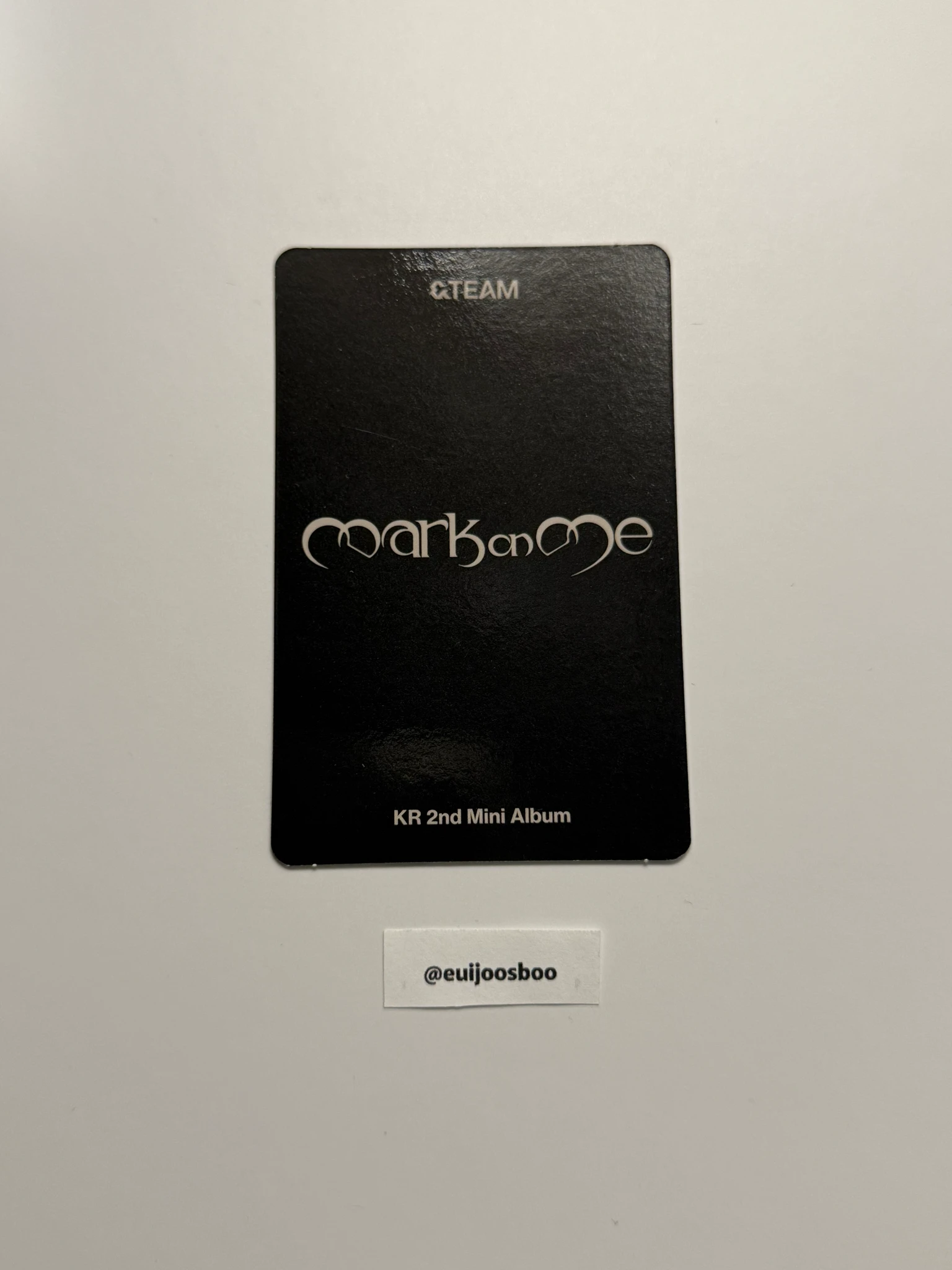 &TEAM Jo &TEAM - Jo - Mark on Me Album international retail exclusive crave you version tame me version listing photo 2