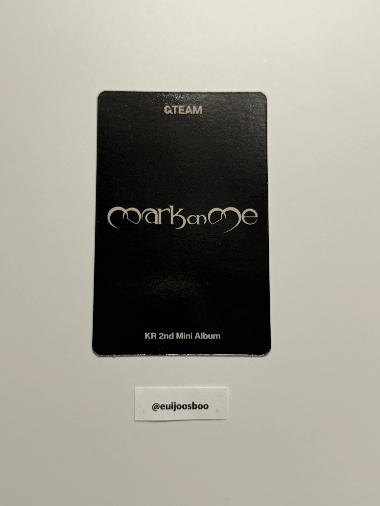 &TEAM Yuma &TEAM - Yuma - Mark on Me Album international tame me version crave you version retail exclusive listing photo 2
