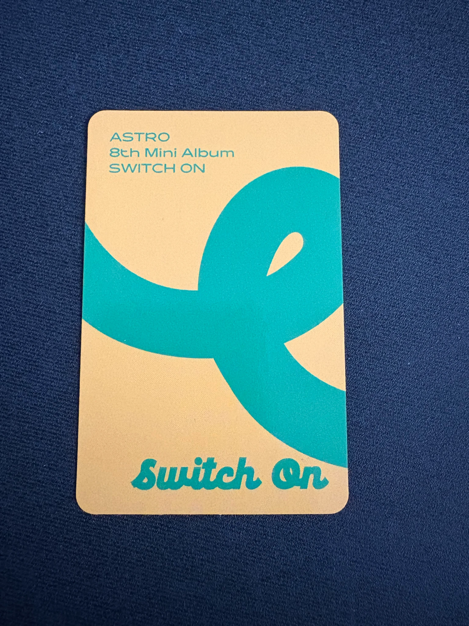 ASTRO Yoon San-ha ASTRO - Cha Eunwoo - Switch On Album album photocard yellow back listing photo 2
