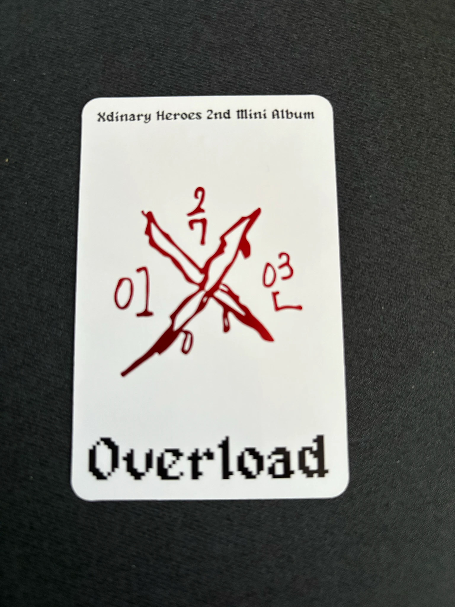 Xdinary Heroes Jooyeon Xdinary Heroes - Jooyeon - Overload Album album photocard random photocard listing photo 2