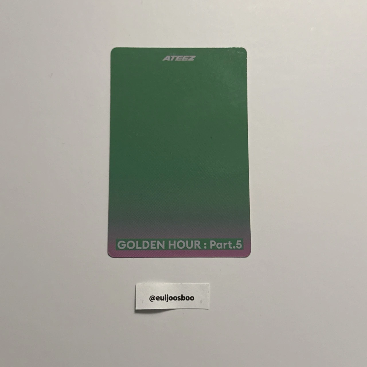 ATEEZ Yunho ATEEZ - Yunho - GOLDEN HOUR : Part.5 Album toktoq standard version listing photo 2