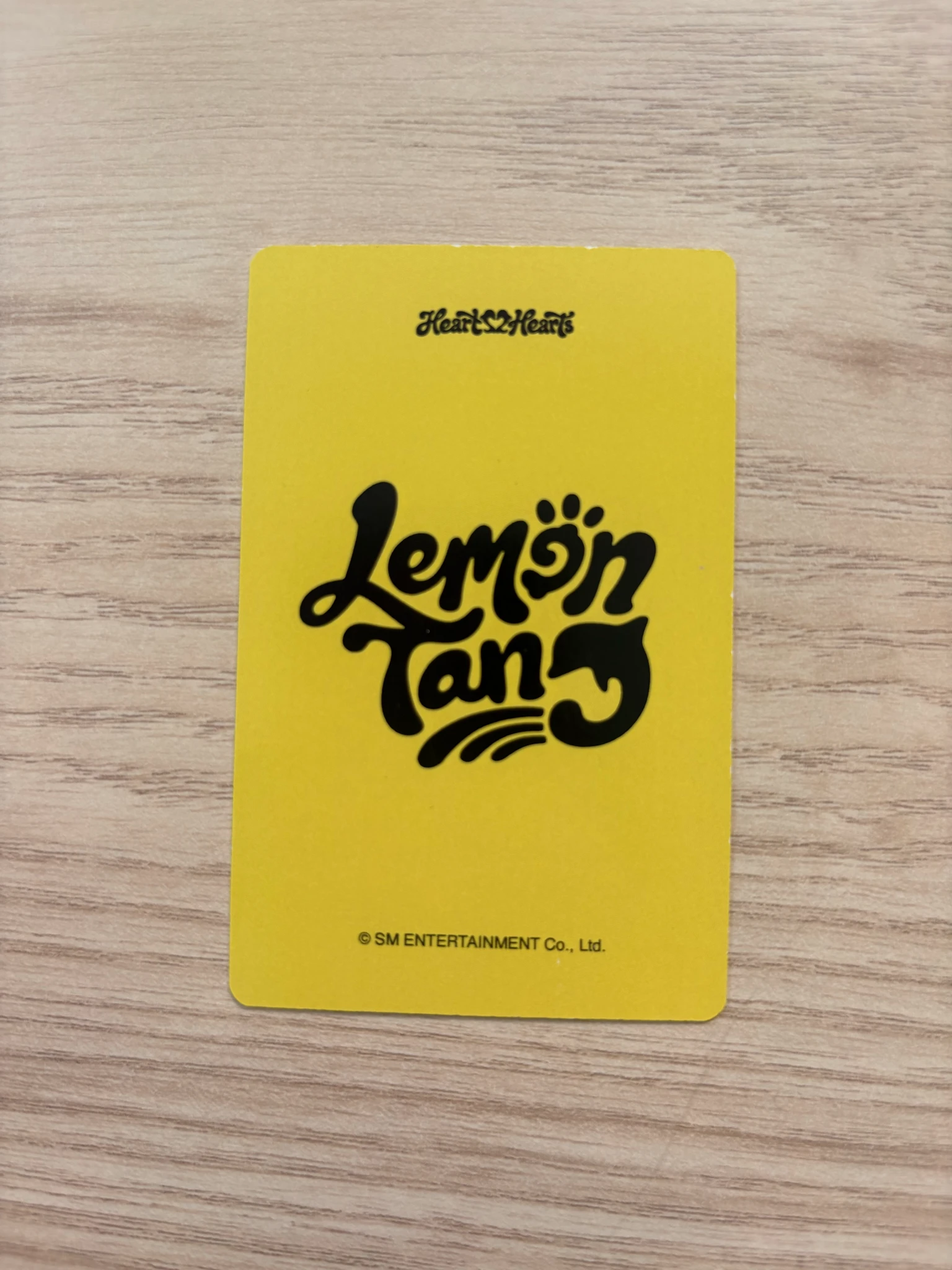 Hearts2Hearts Ian Hearts2Hearts - Ian - Lemon Tang Album k idol shop lucky draw (LD) listing photo 2