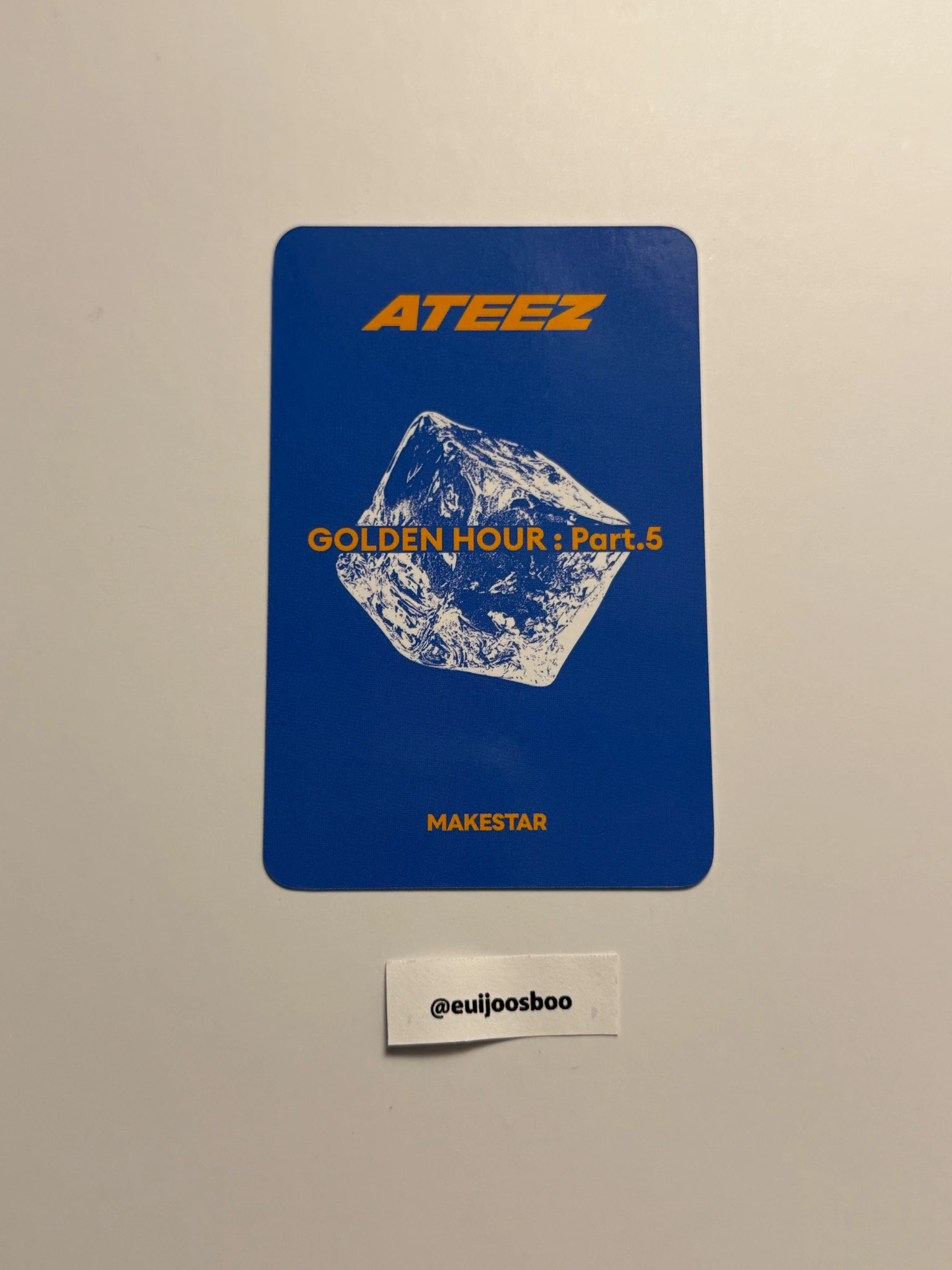 ATEEZ Yunho ATEEZ - Yunho - GOLDEN HOUR : Part.5 Album makestar pob (pre-order benefit) listing photo 2