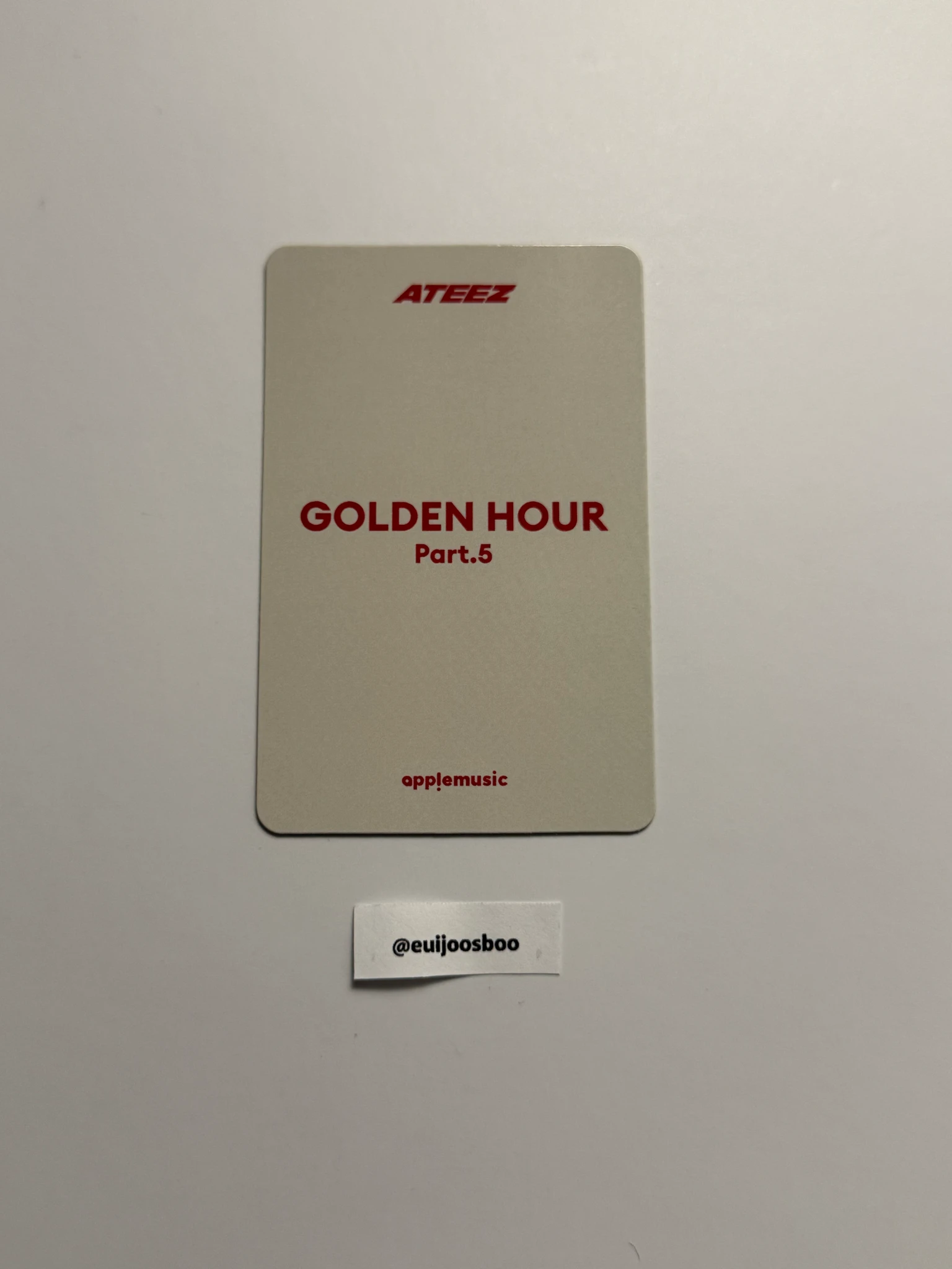 ATEEZ Yunho ATEEZ - Yunho - GOLDEN HOUR : Part.5 Album photobook version pob (pre-order benefit) apple music listing photo 2