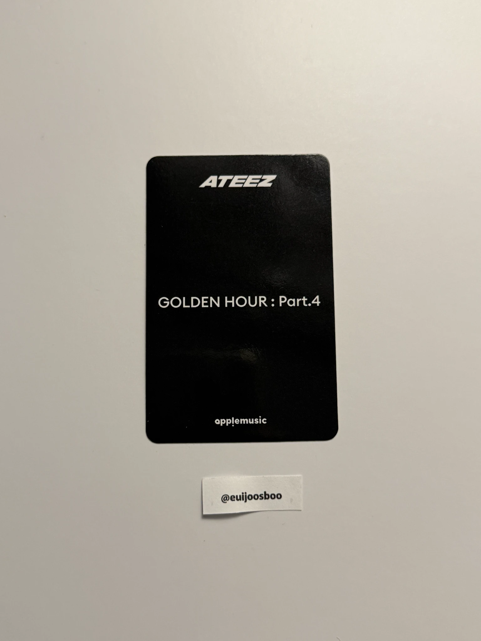 ATEEZ Yunho ATEEZ - Yunho - Golden Hour : Part.4 Album apple music fansign round 2 pob (pre-order benefit) listing photo 2