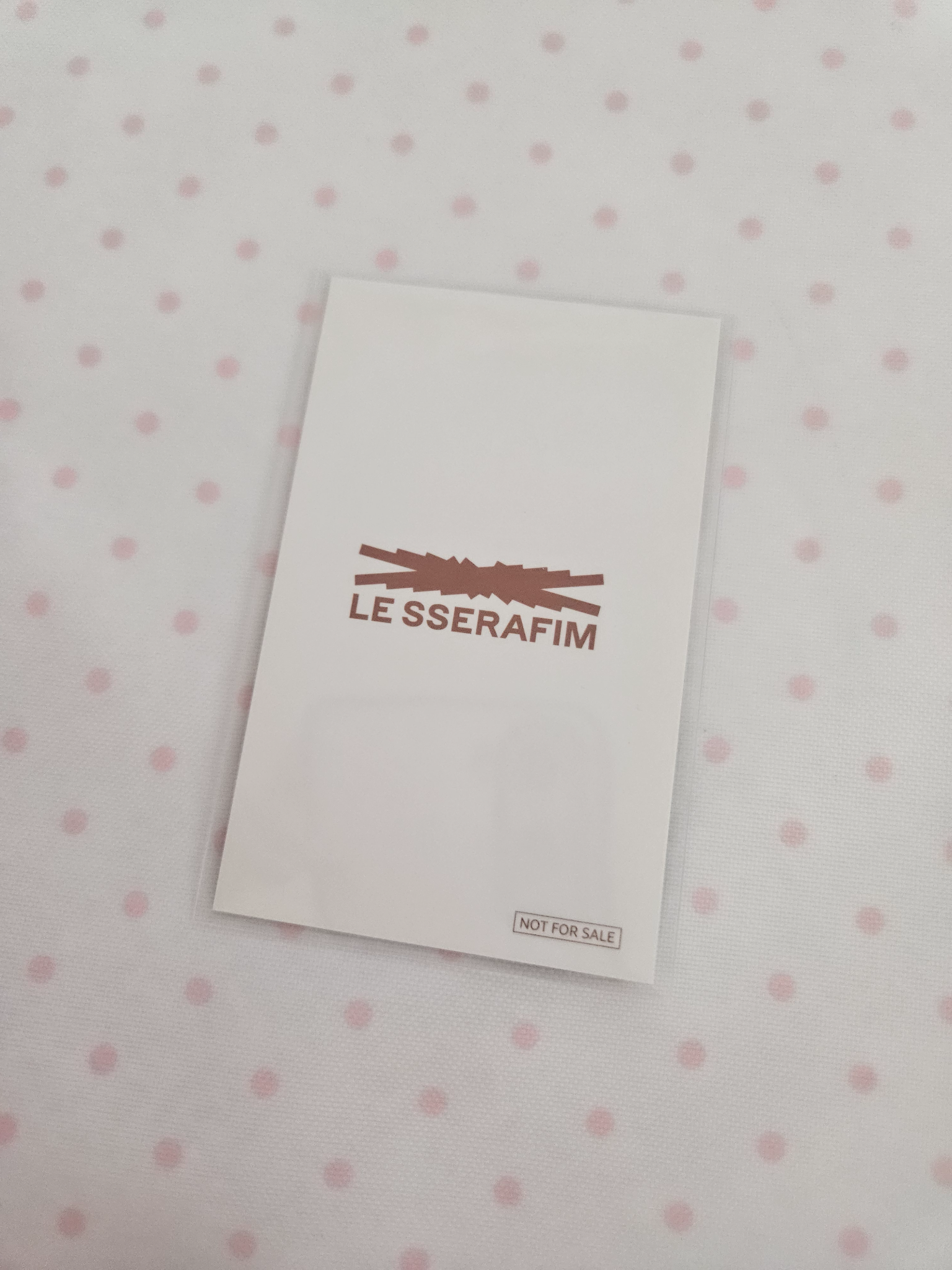 LE SSERAFIM Kim Chaewon LE SSERAFIM - Kim Chaewon - UNFORGIVEN Album hmv lucky draw listing photo 2