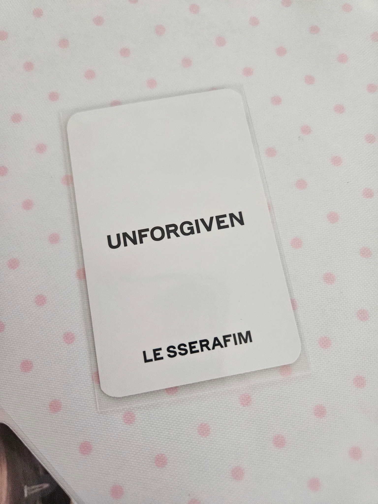 LE SSERAFIM Kim Chaewon LE SSERAFIM - Kim Chaewon - UNFORGIVEN Album video call (fancall) music korea listing photo 2