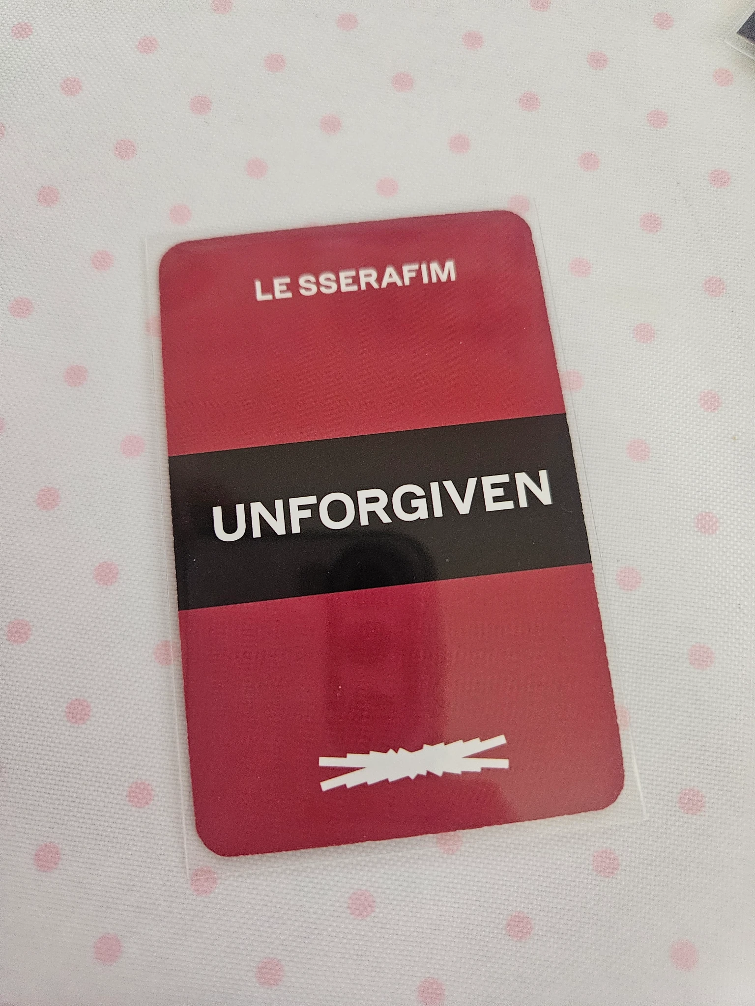 LE SSERAFIM Kim Chaewon LE SSERAFIM - Kim Chaewon - UNFORGIVEN Album namil music lucky draw round 1 listing photo 2