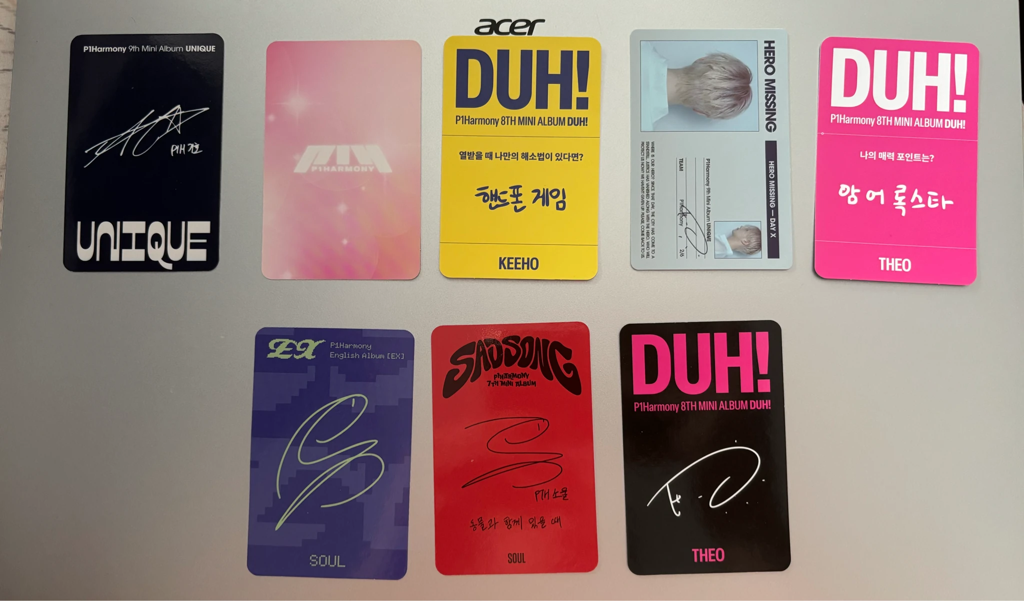 P1Harmony Theo P1Harmony - Theo - UNIQUE Album B version hero missing id listing photo 2