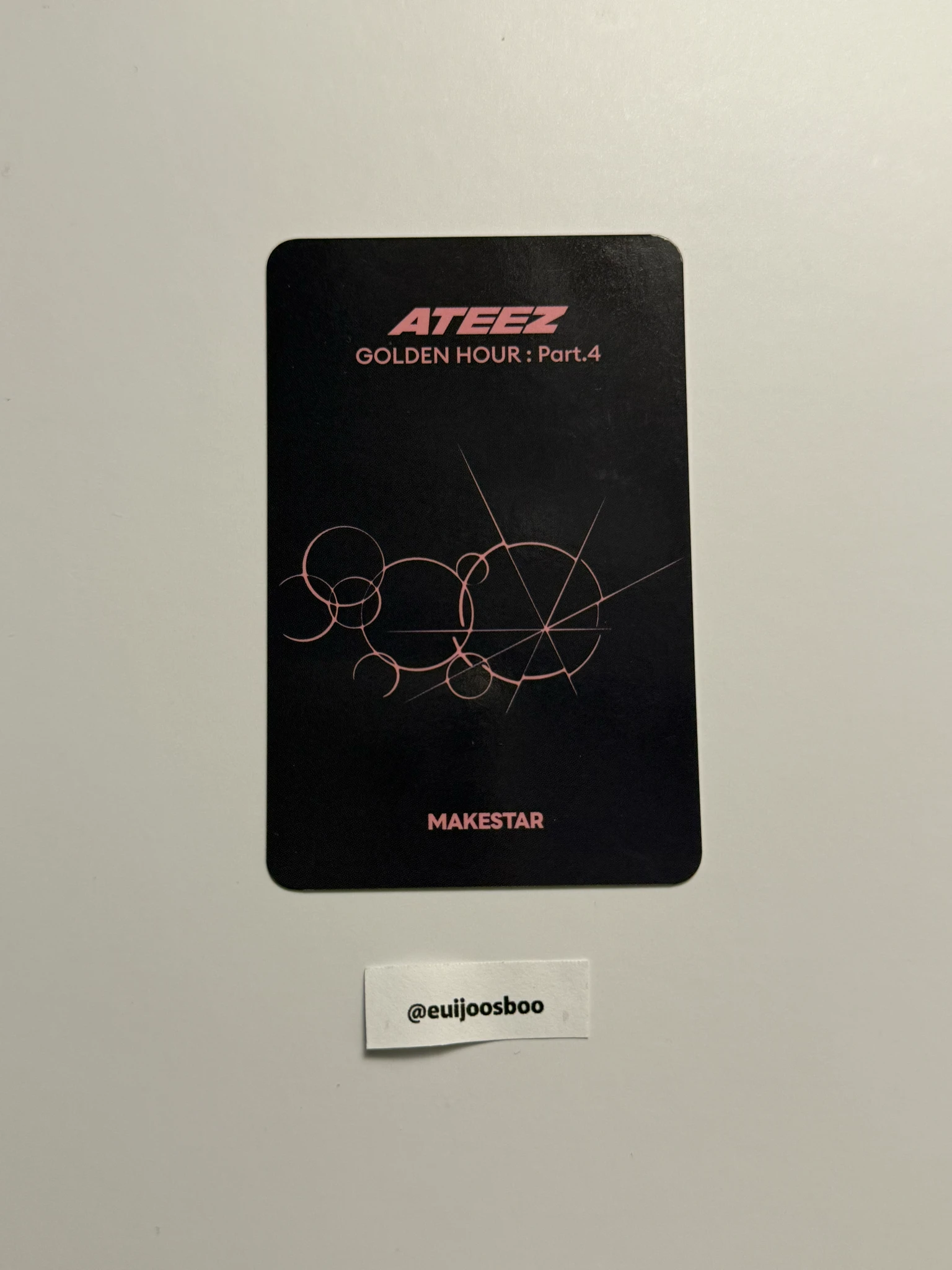 ATEEZ Yunho ATEEZ - Yunho - Golden Hour : Part.4 Album fansign makestar round 6 listing photo 2