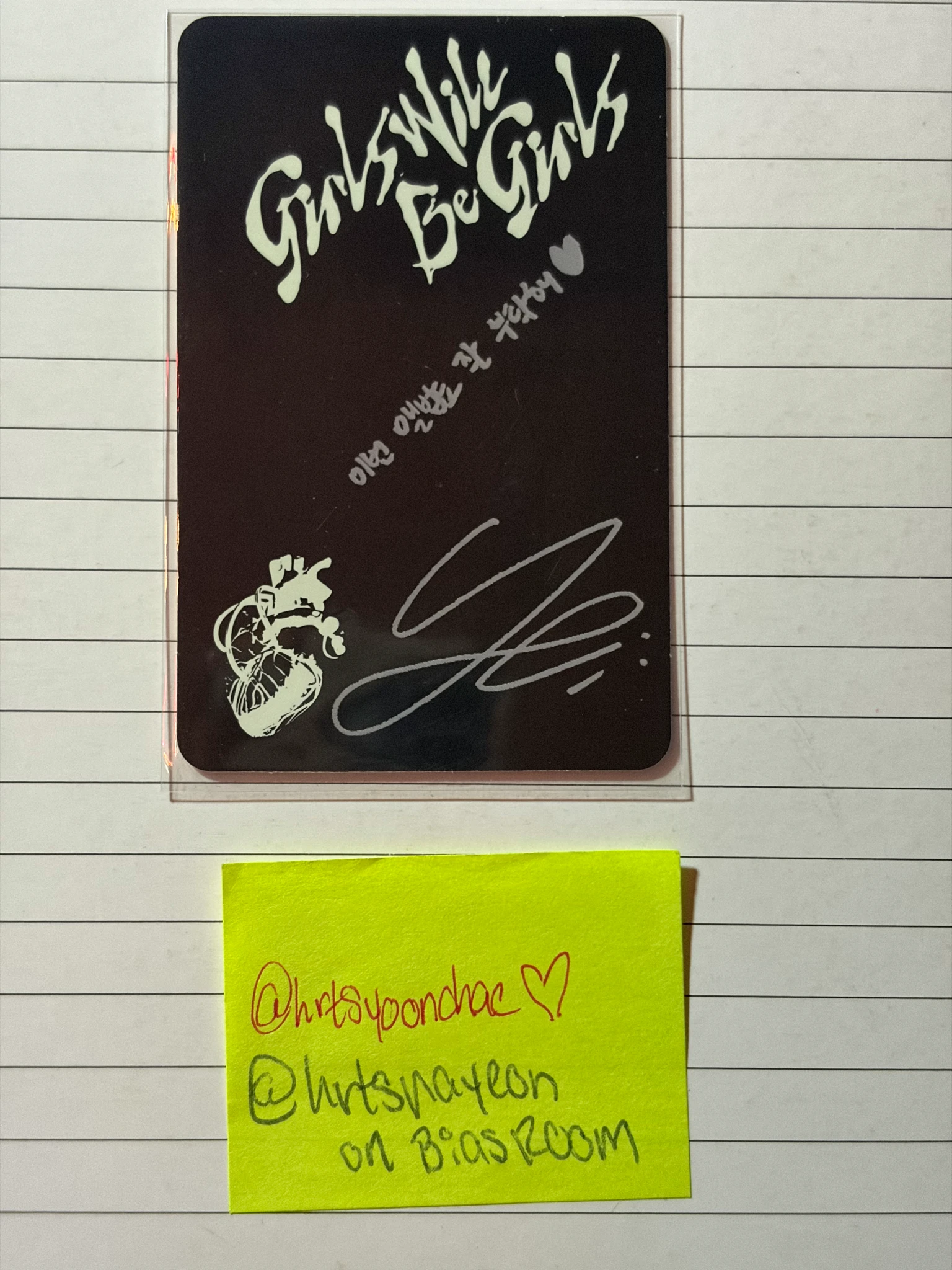 ITZY Yeji ITZY - Yeji - Girls Will Be Girls Album album photocard photobook ver. listing photo 2