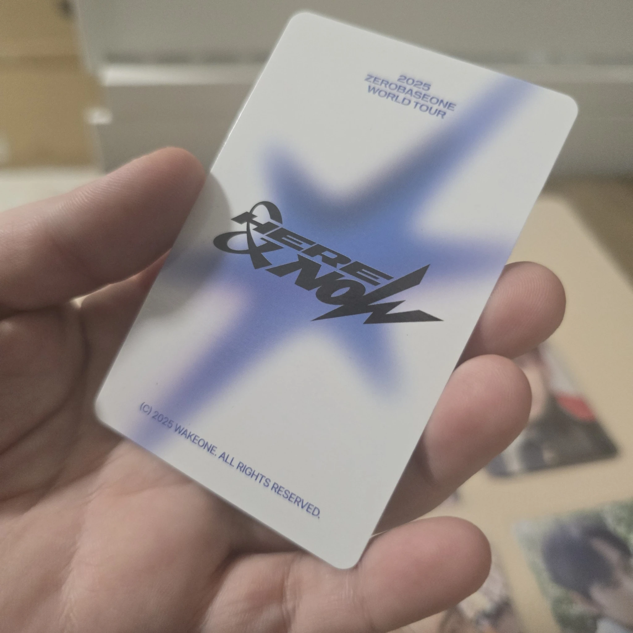 ZEROBASEONE Taerae ZEROBASEONE - Taerae - 2025 WORLD TOUR [𝗛𝗘𝗥𝗘&𝗡𝗢𝗪] Event trading card korea edition B version listing photo 2