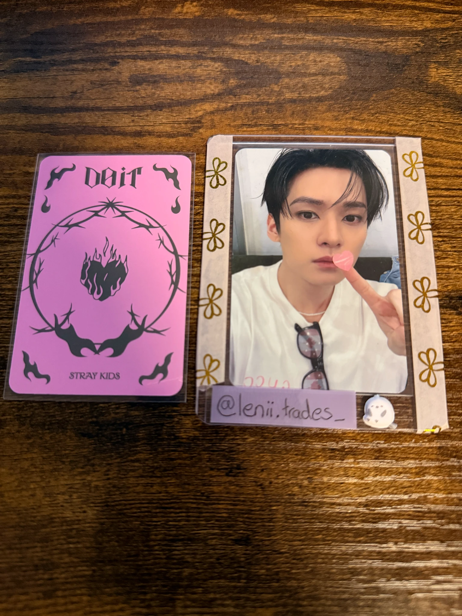 Stray Kids I.N Stray Kids - I.N - Do It Album accordion version pre-order benefit (pob) listing photo 2