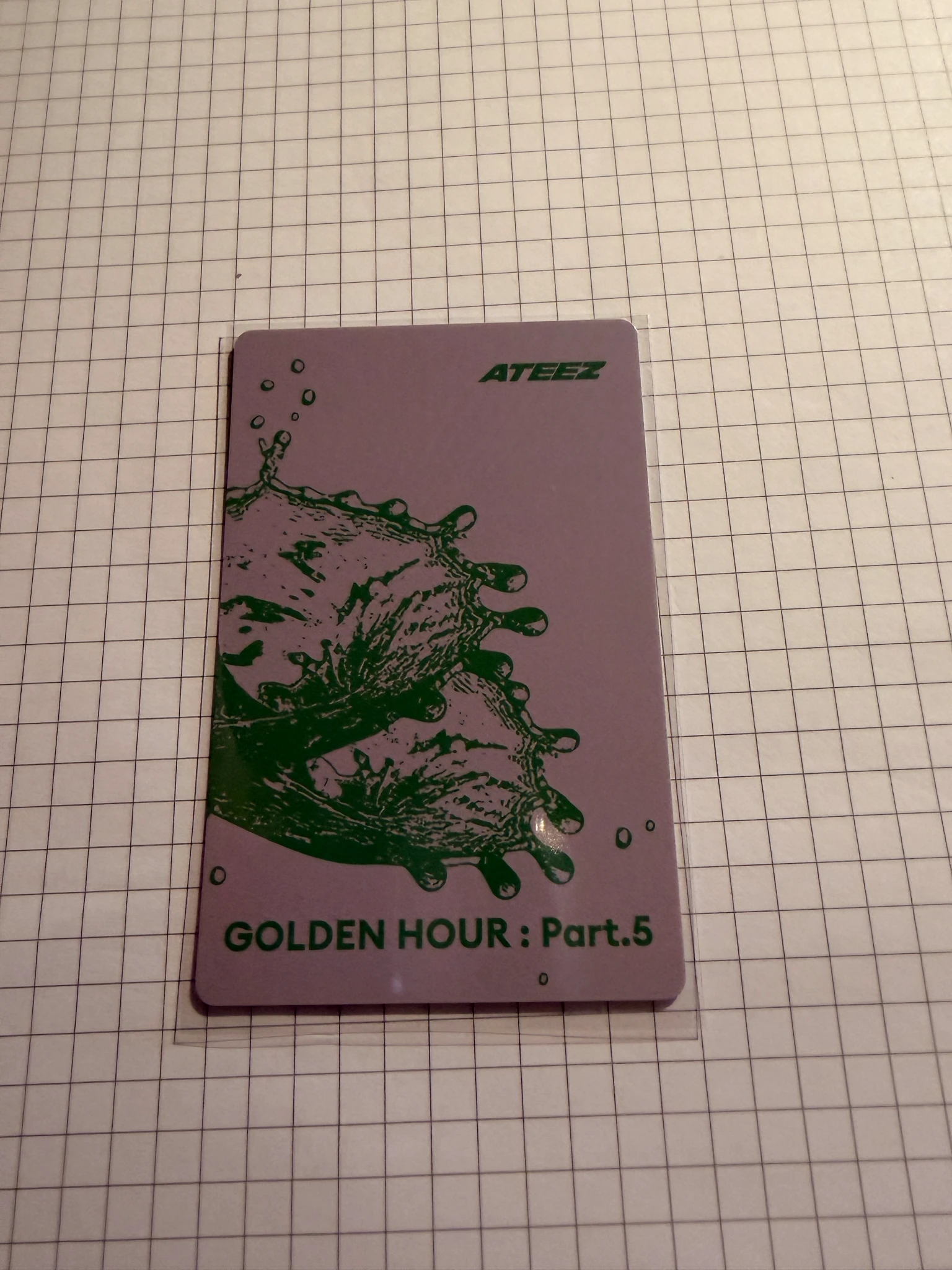 ATEEZ Seonghwa ATEEZ - Seonghwa - GOLDEN HOUR : Part.5 Album album photocard diary version poca album listing photo 2