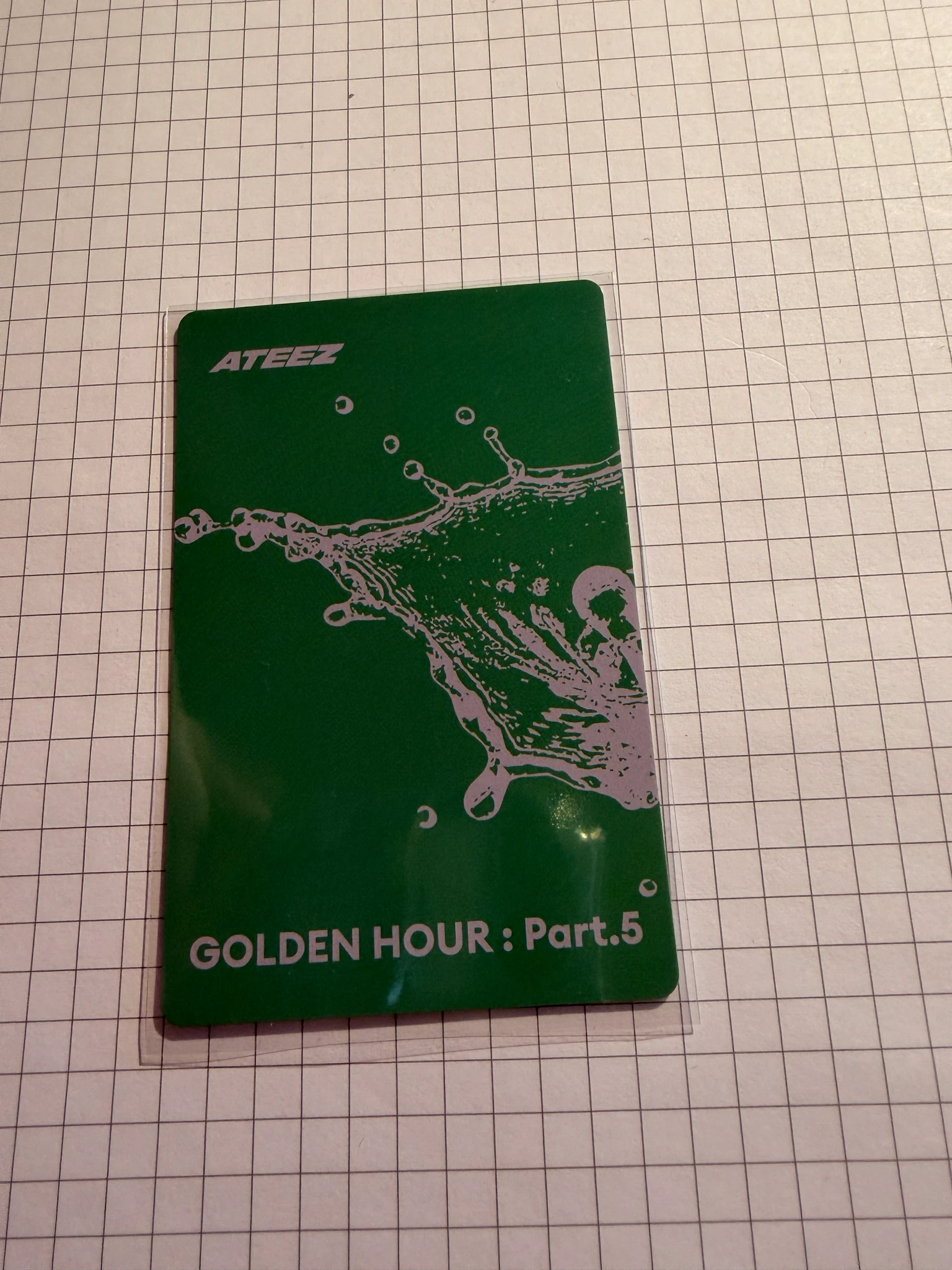 ATEEZ Seonghwa ATEEZ - Seonghwa - GOLDEN HOUR : Part.5 Album Z version album photocard poca album listing photo 2
