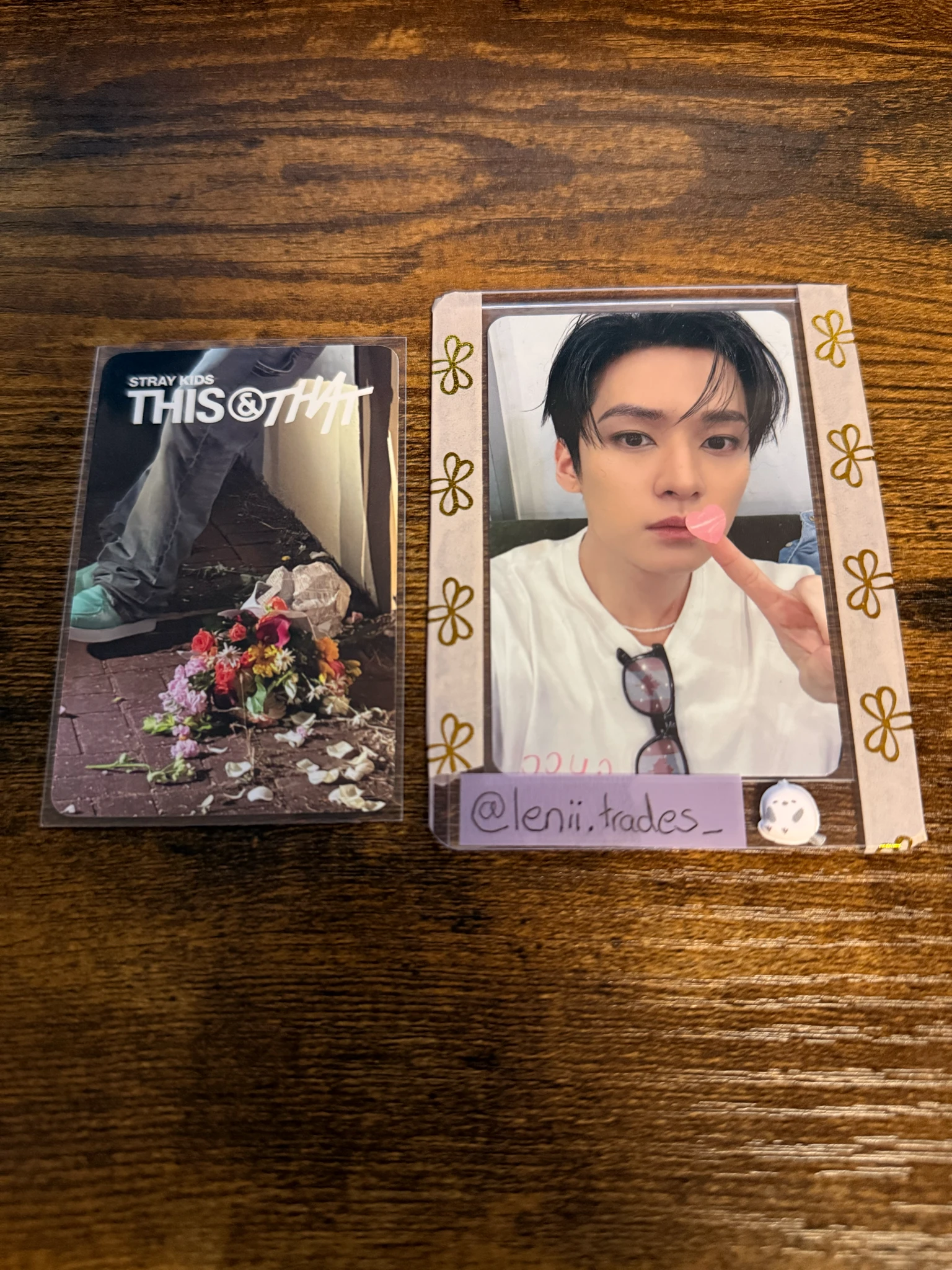 Stray Kids Hyunjin Stray Kids - Hyunjin - THIS & THAT Album album photocard first press only & version listing photo 2