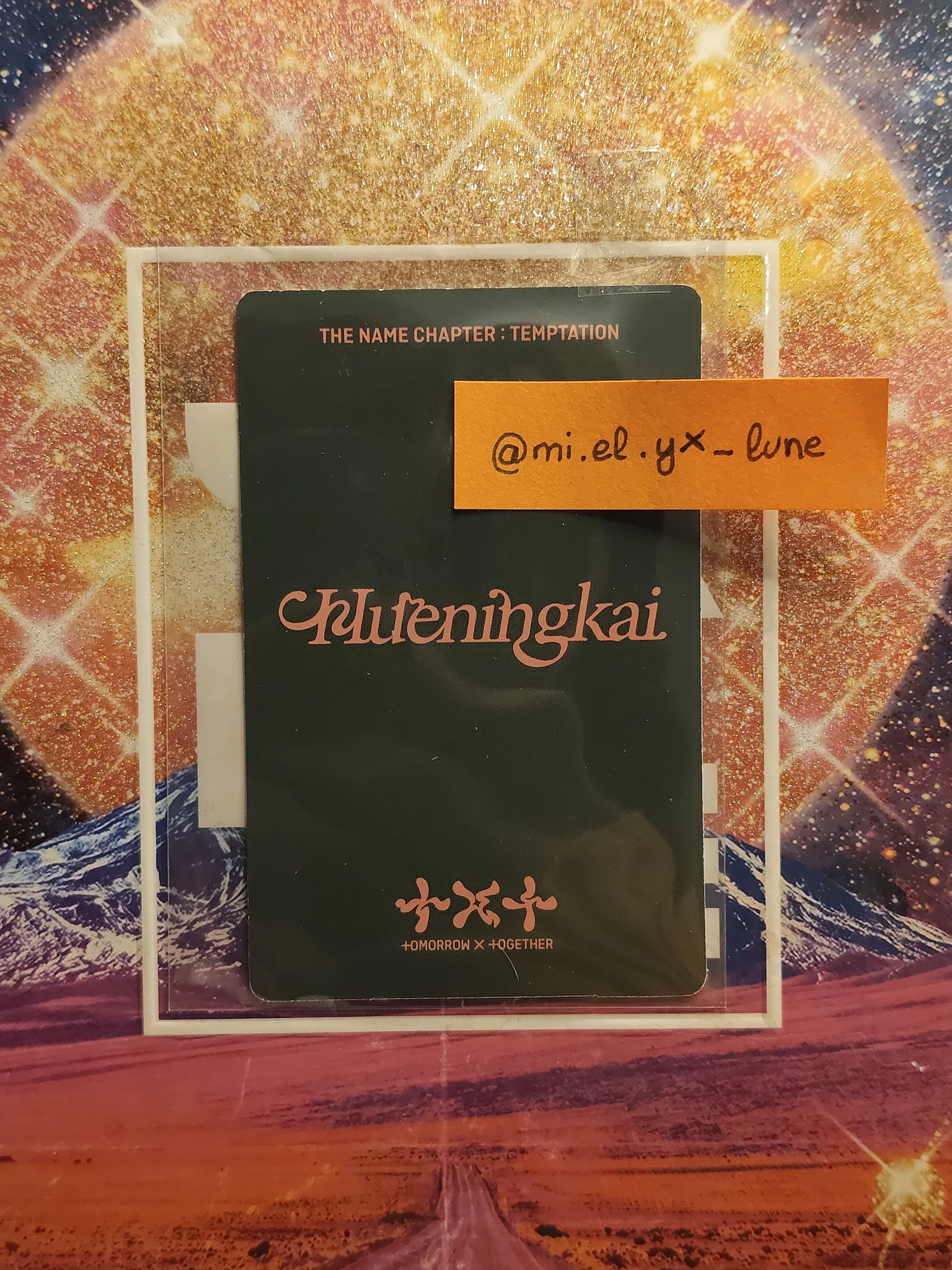 TOMORROW X TOGETHER Huening Kai TOMORROW X TOGETHER - Huening Kai - The Name Chapter: Temptation Album album photocard lullaby ver. listing photo 2