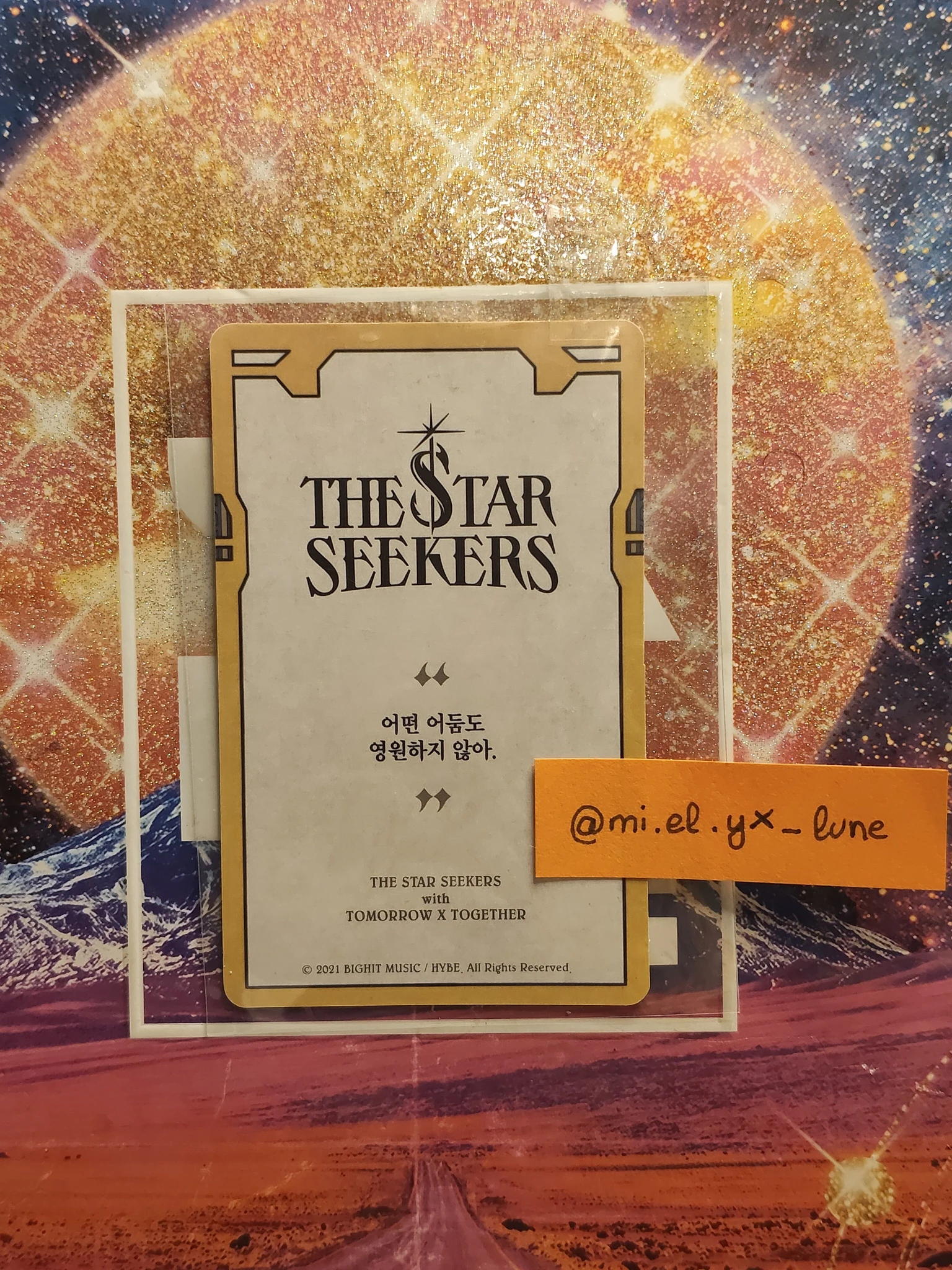 TOMORROW X TOGETHER Beomgyu TOMORROW X TOGETHER - Beomgyu - The Chaos Chapter: FREEZE Album os card listing photo 2