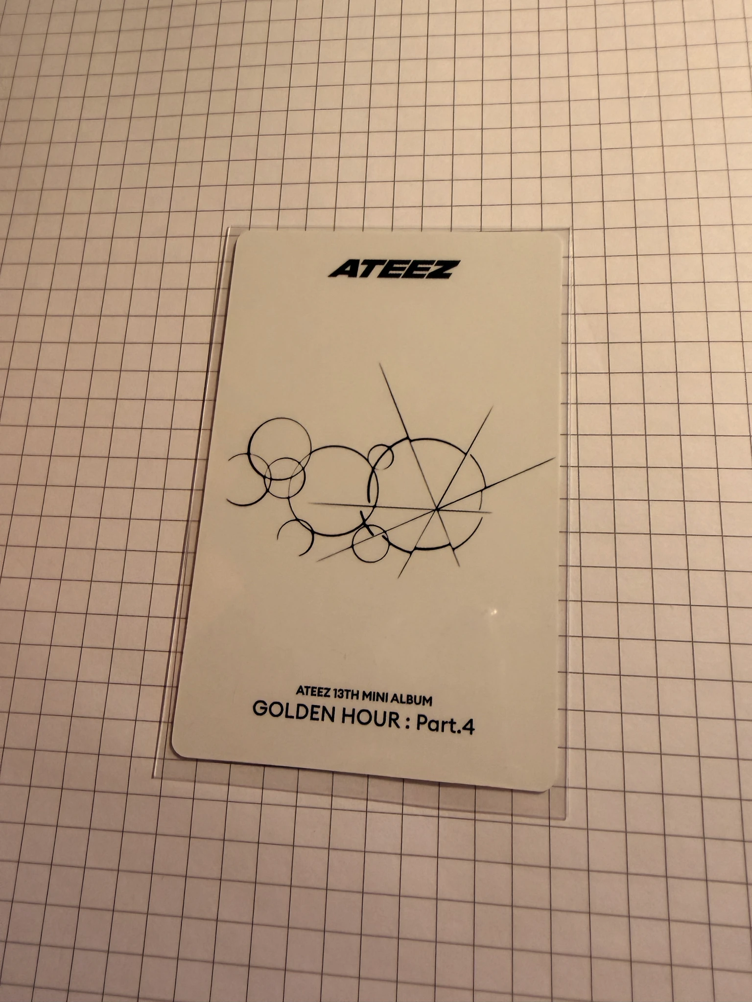 ATEEZ Yunho ATEEZ - Yunho - Golden Hour : Part.4 Album pob (pre-order benefit) poca album toktoq listing photo 2