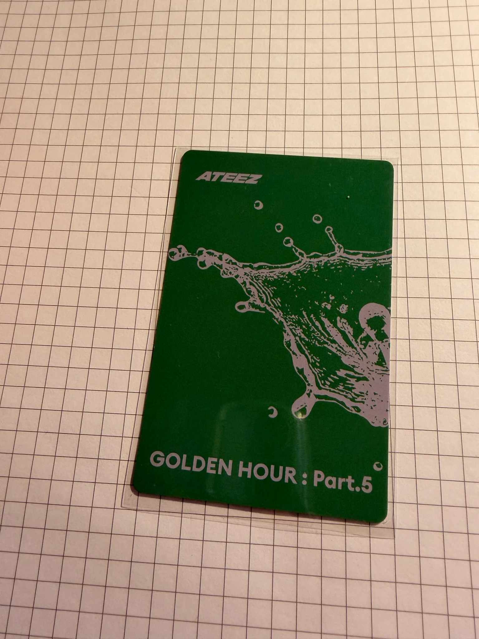 ATEEZ Yunho ATEEZ - Yunho - GOLDEN HOUR : Part.5 Album Z version poca album album photocard listing photo 2