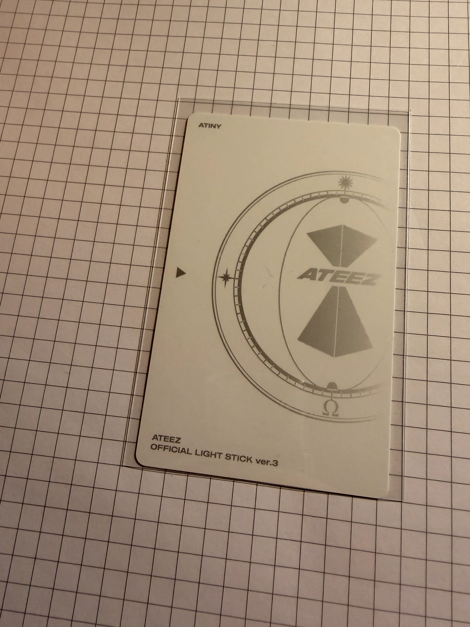 ATEEZ Yunho ATEEZ - Yunho - OFFICIAL LIGHT STICK VER.3 Other lightstick merch photocard listing photo 2