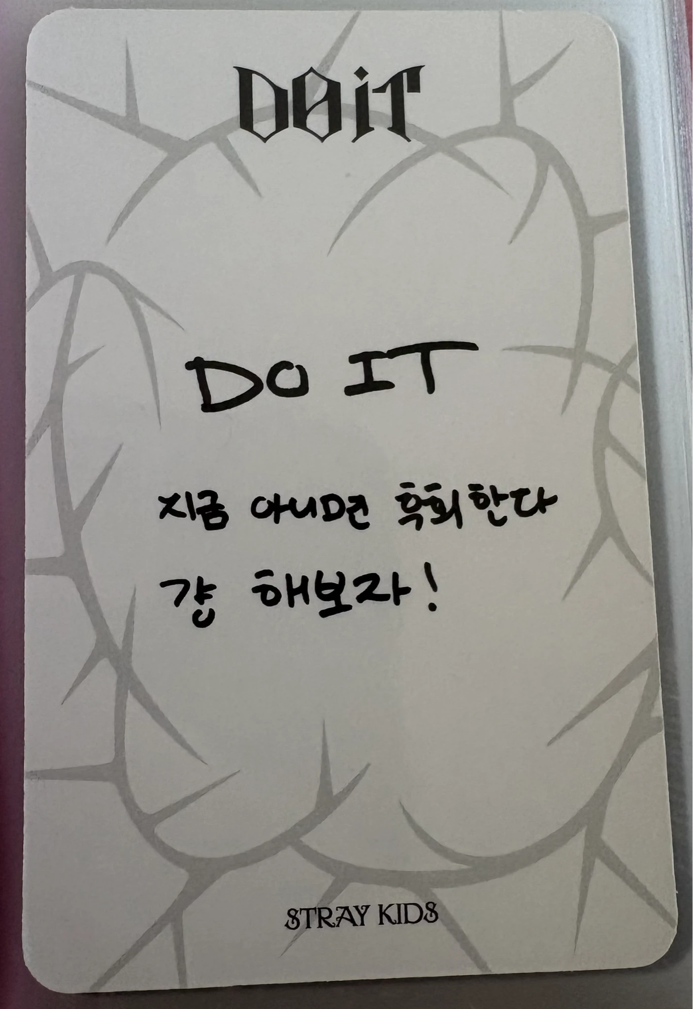 Stray Kids Bang Chan Stray Kids - Bang Chan - Do It Album album photocard do ver listing photo 2