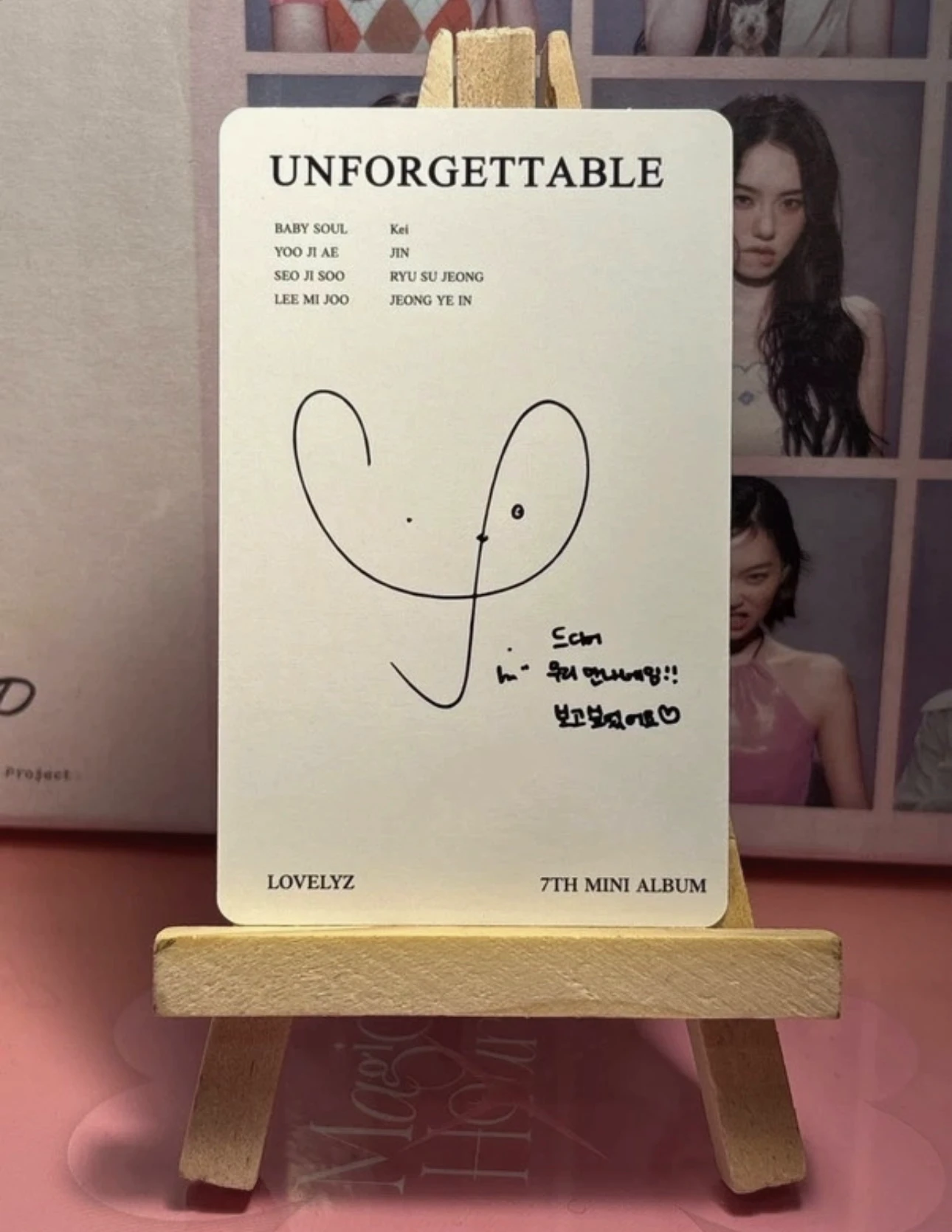 Lovelyz Jin Lovelyz - Jin - Unforgettable Album listing photo 2