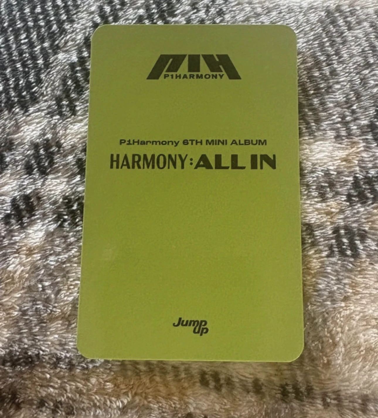 P1Harmony Theo P1Harmony - Theo - Harmony: All In Album jump up fansign round 3 listing photo 2