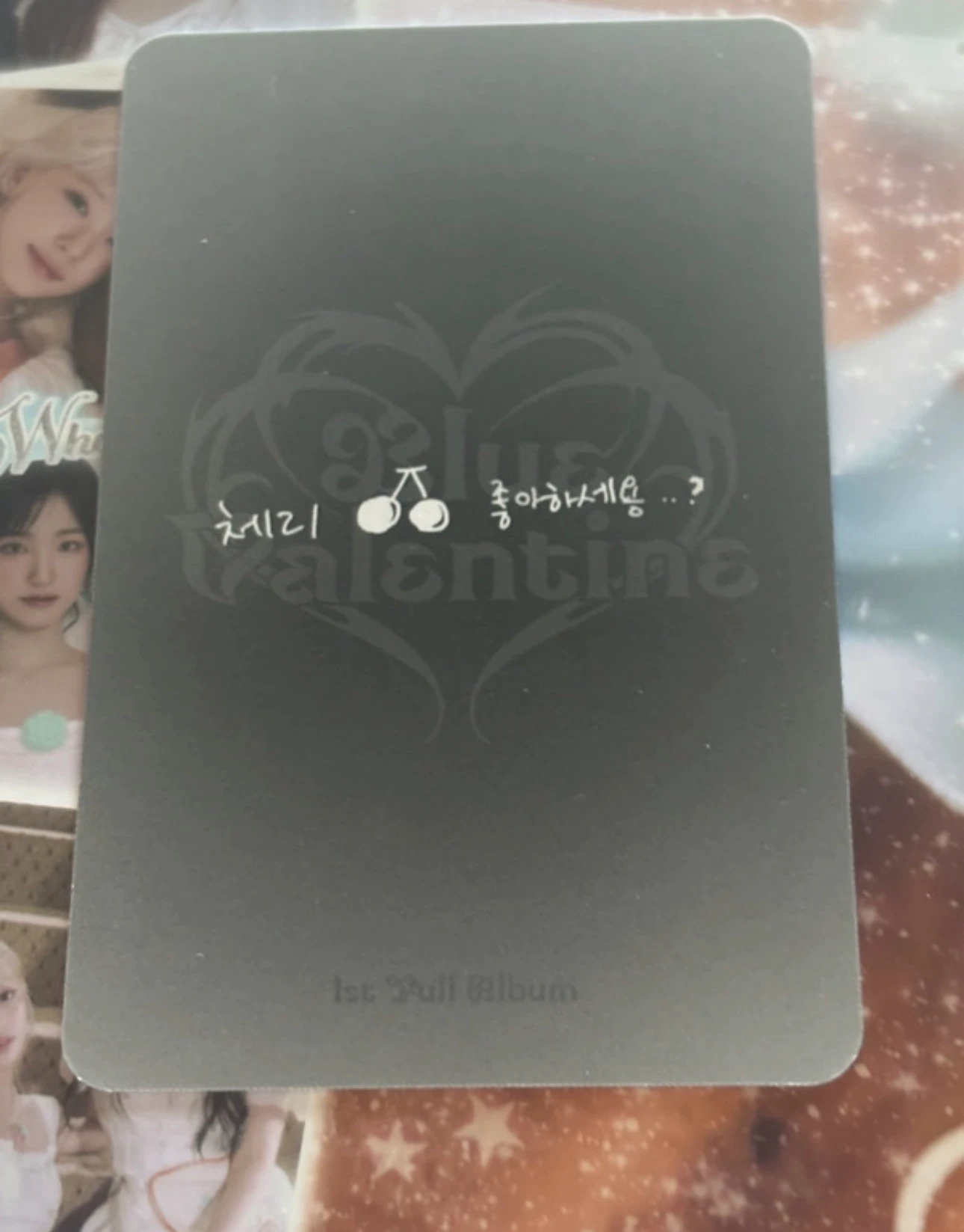 NMIXX Kyujin NMIXX - Kyujin - Blue Valentine Album album photocard chaos version listing photo 2