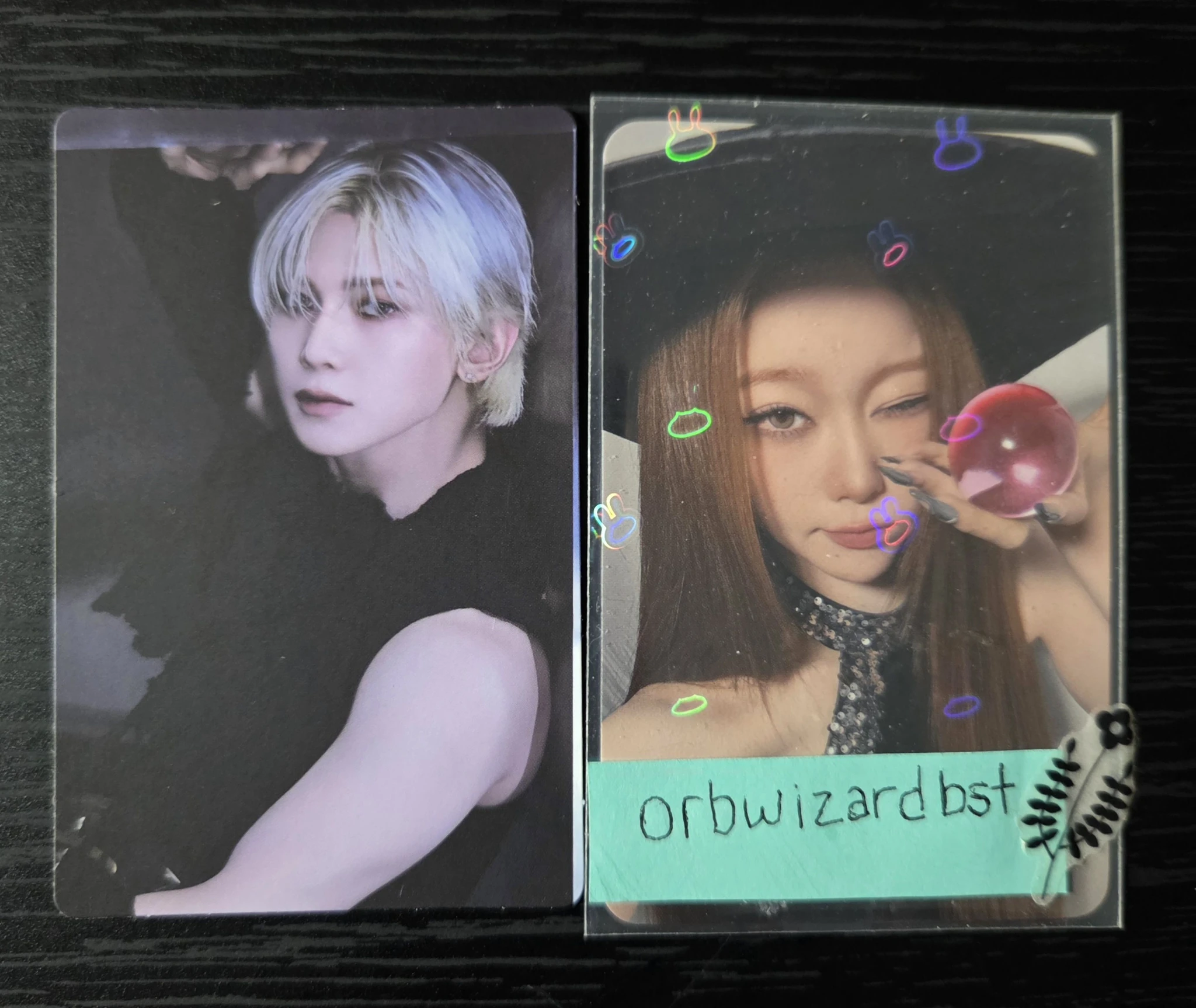 ATEEZ Yeosang ATEEZ - Yeosang - GOLDEN HOUR : Part.4 Album qr card poca album Z version album photocard listing photo 2